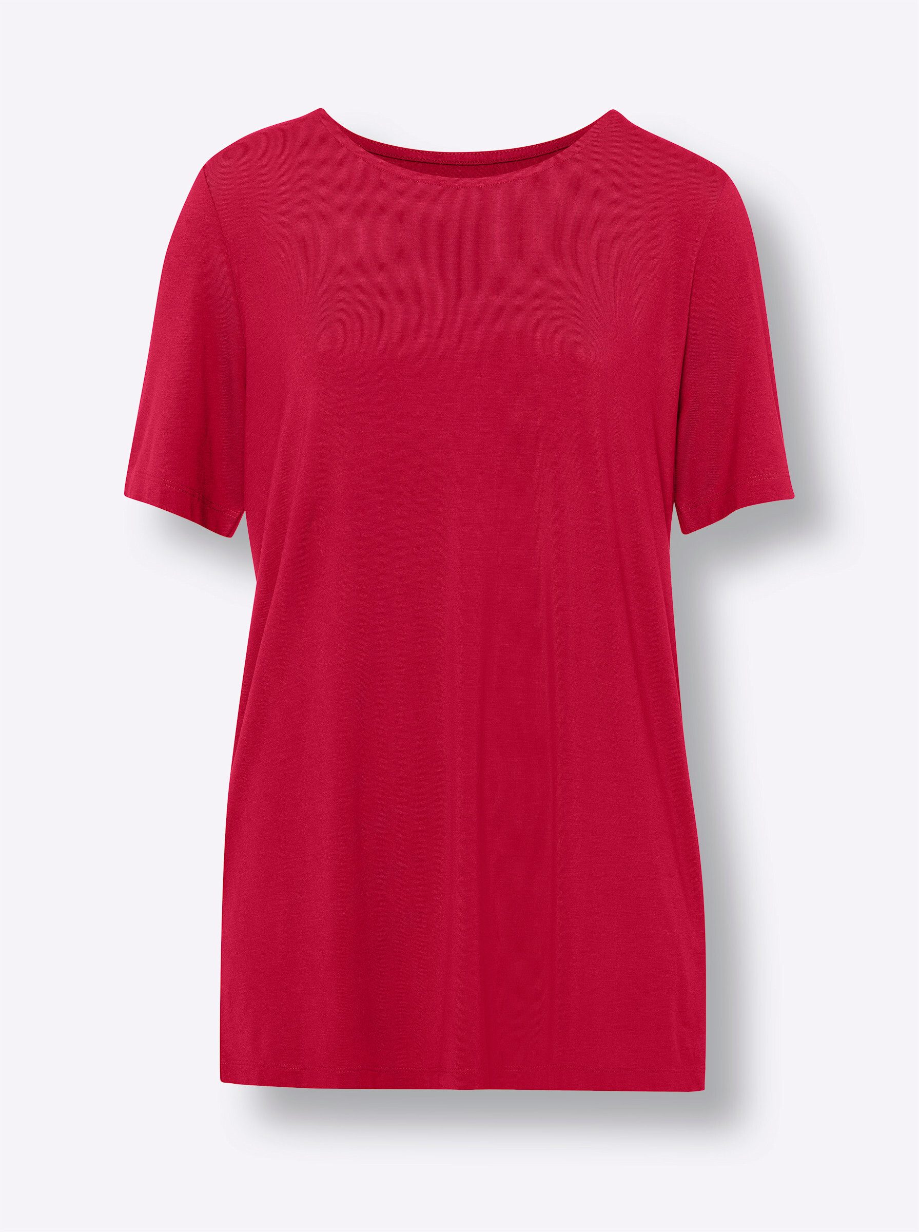 Sieh an! T-Shirt Longshirt Kurzarm – Bild 4 von 4