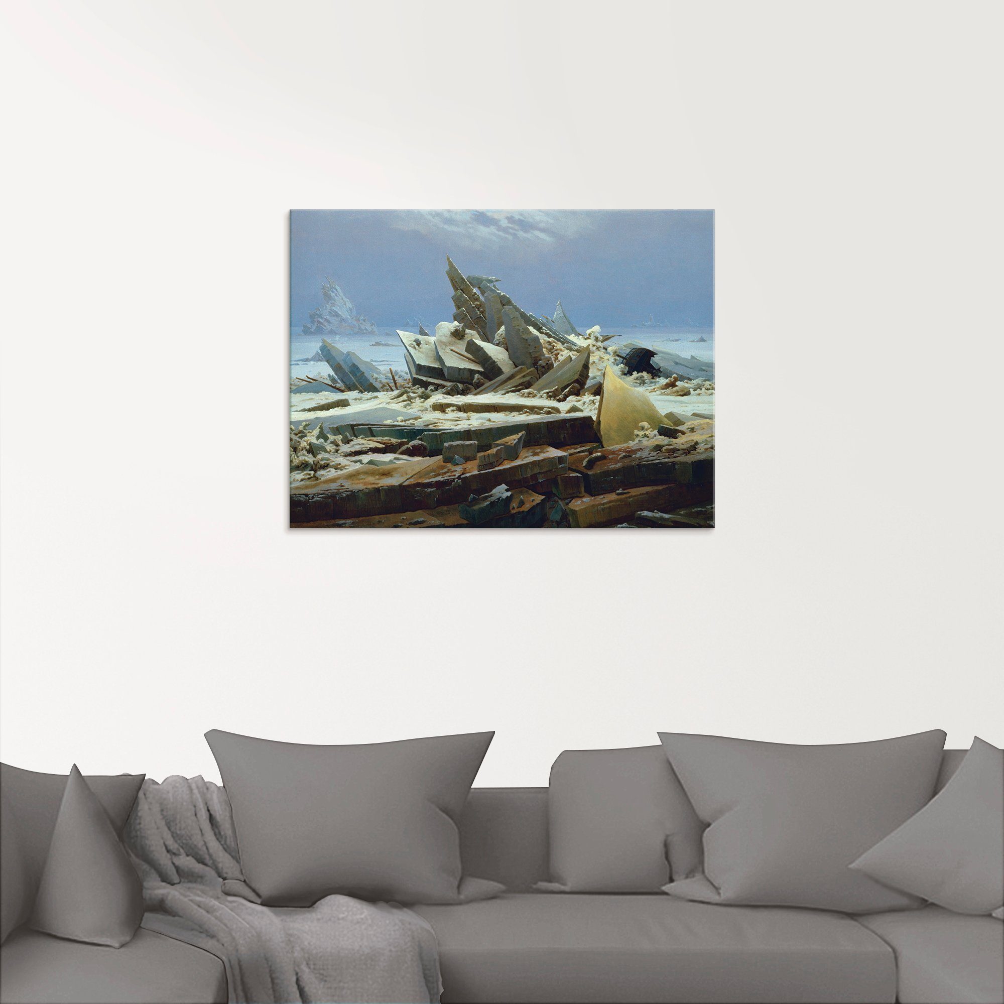 Artland Glasbild »Das Eismeer (Die gescheiterte Hoffnung)«, Gewässer (1 Stück)-kaufen