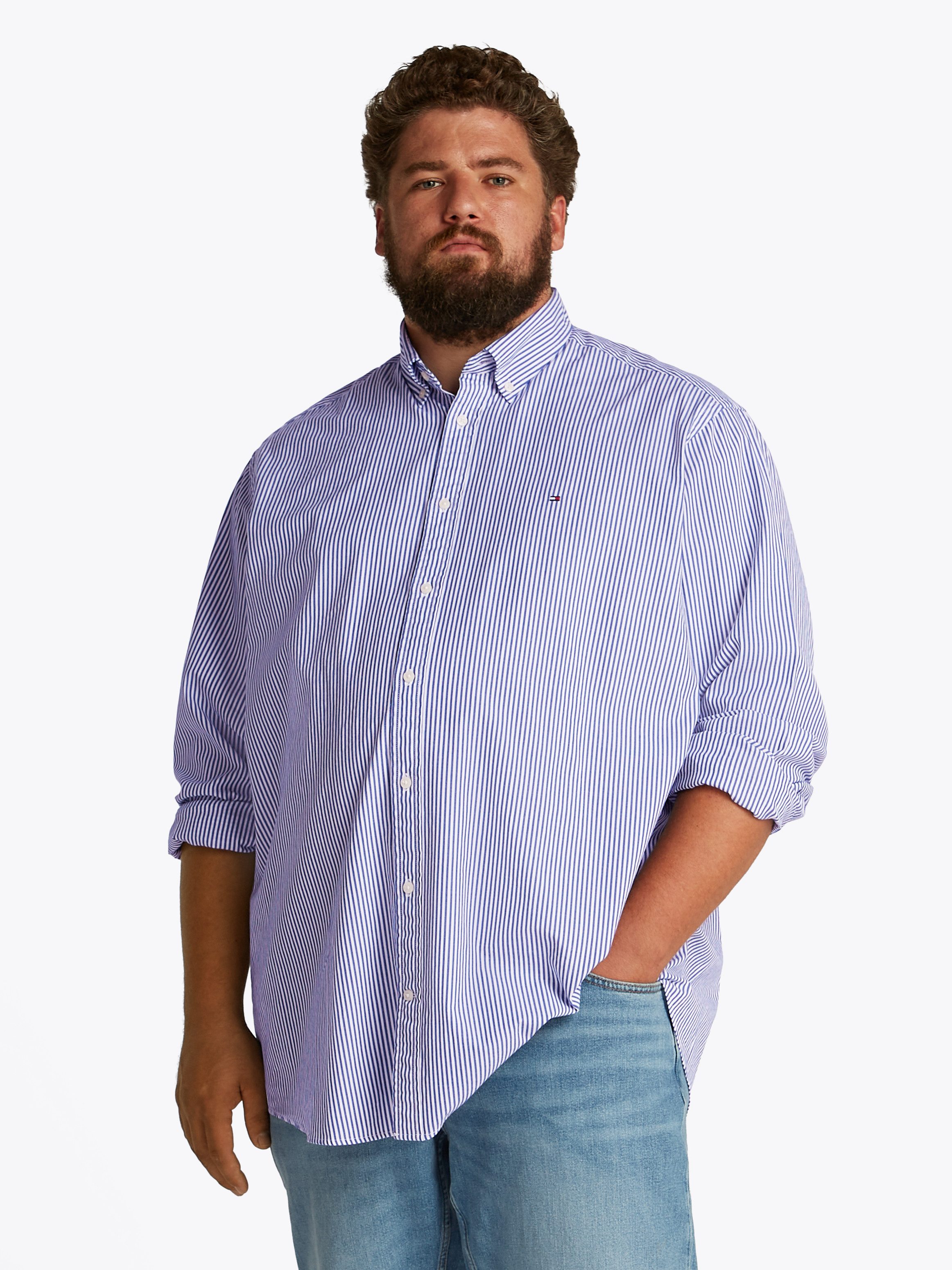 Tommy Hilfiger Big & Tall Langarmhemd günstig online kaufen