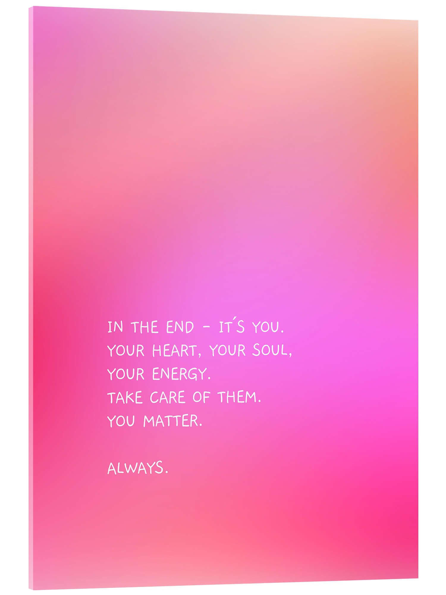 Posterlounge Wandbild You matter. Always., Ohkimiko, erhältlich als Poster, Leinwandbild, Wandsticker oder Acrylglasbild