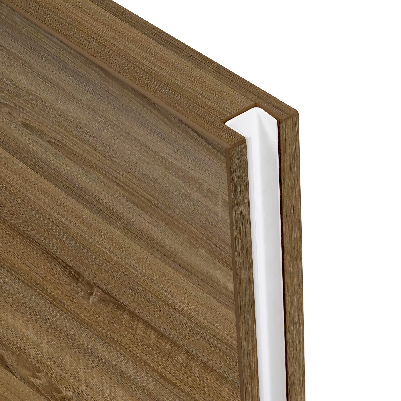 inova wohnen Schiebetür Holzschiebetür Wildeiche, Größenauswahl (Komplett Set, inkl. Schienensystem und Griff), Softclose-Funktion wählbar