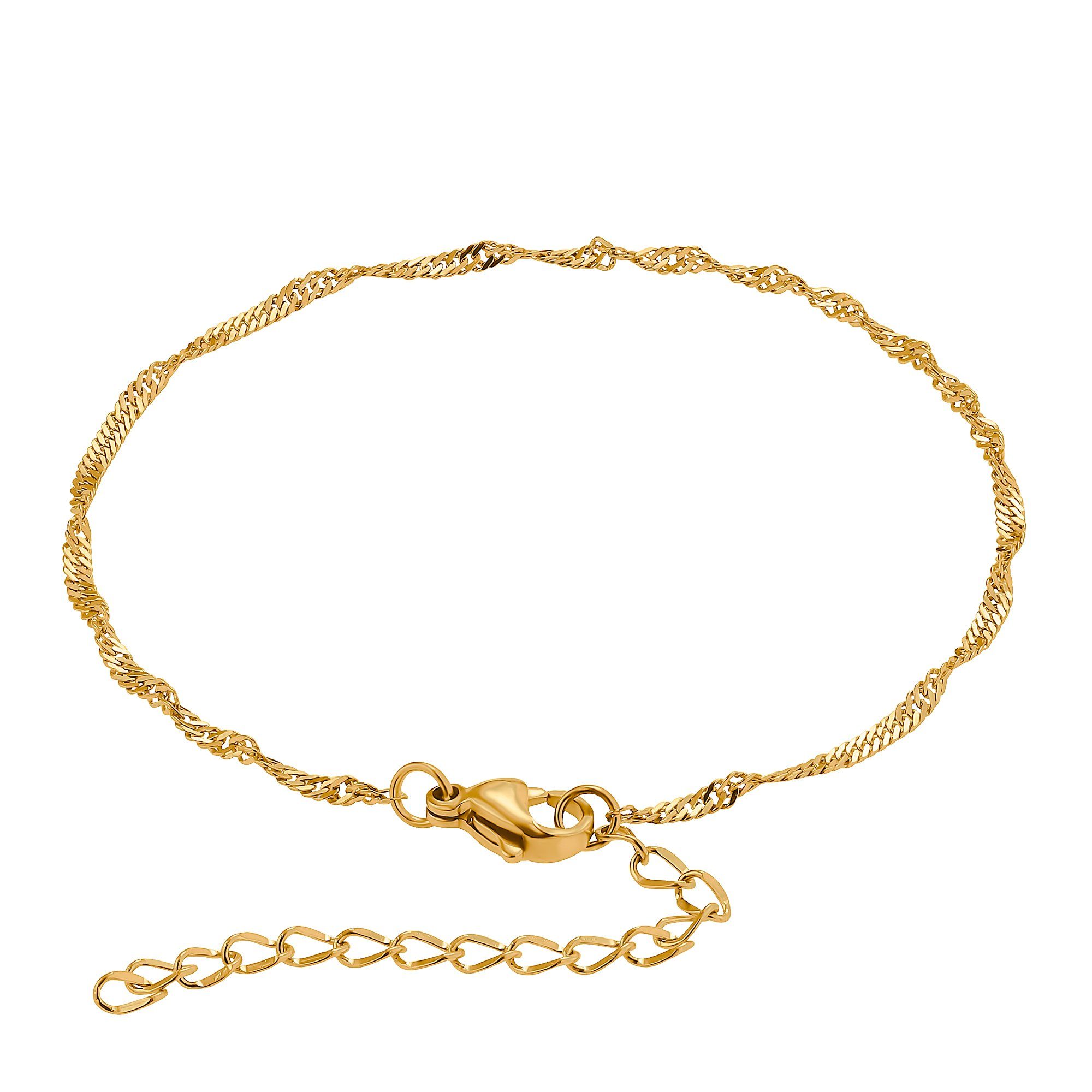 Geschenkverpackung), Armband (Armband, poliert inkl. goldfarben silberfarben Armkette Heideman für Frauen Anfisa