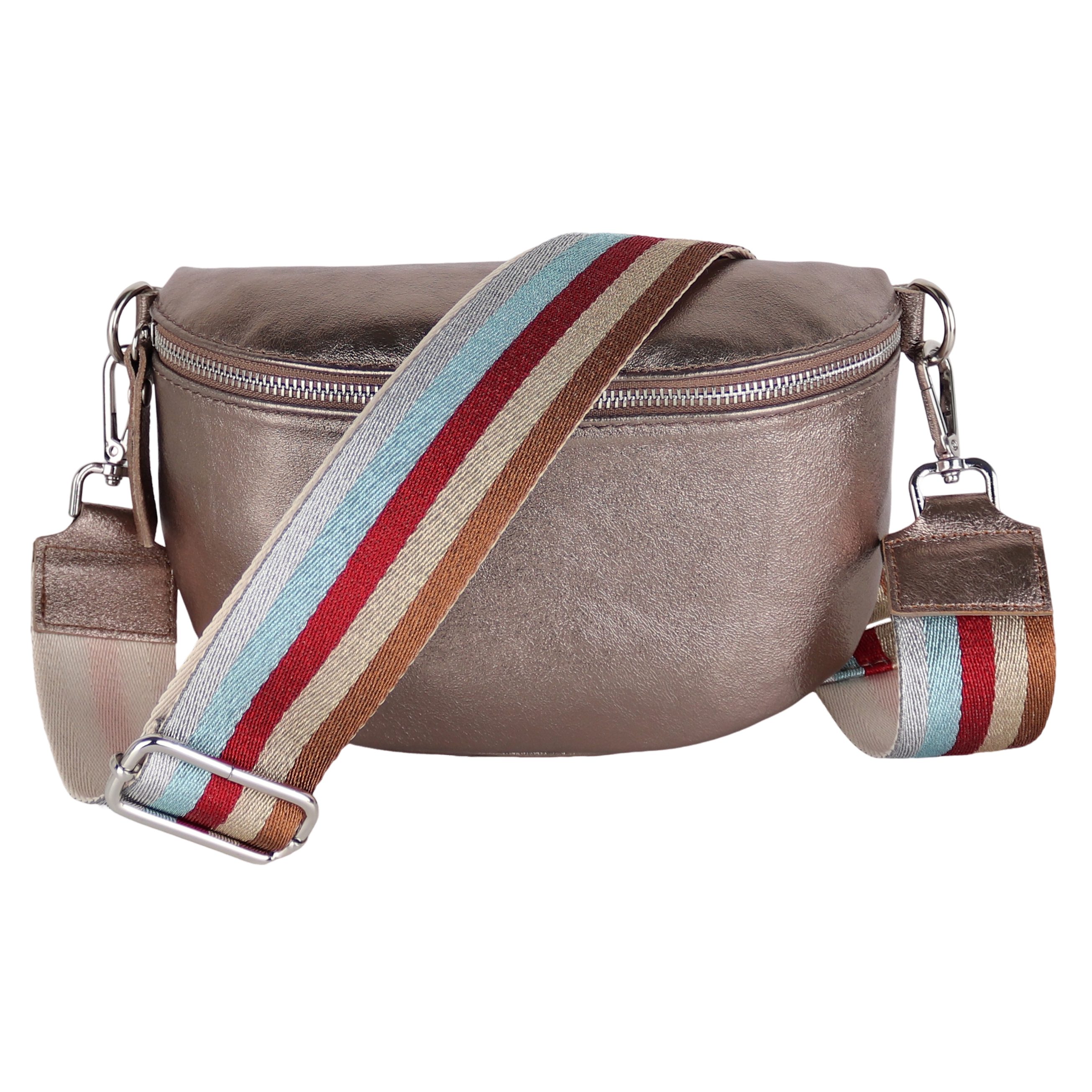 MIRROSI Bauchtasche mit GOLDENER Reißverschluss Damen, günstig online kaufen