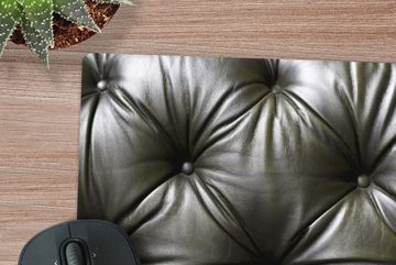 MuchoWow Gaming Mauspad Eine Nahaufnahme eines Ledersofas (1-St), Mousepad mit Rutschfester Unterseite, Gaming, 40x40 cm, XXL, Großes