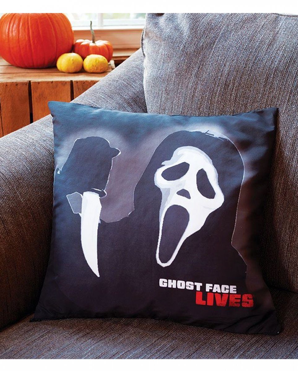 Face Kissenhülle Halloween Lives Dekofigur Horror-Shop Wohnacc Ghost als