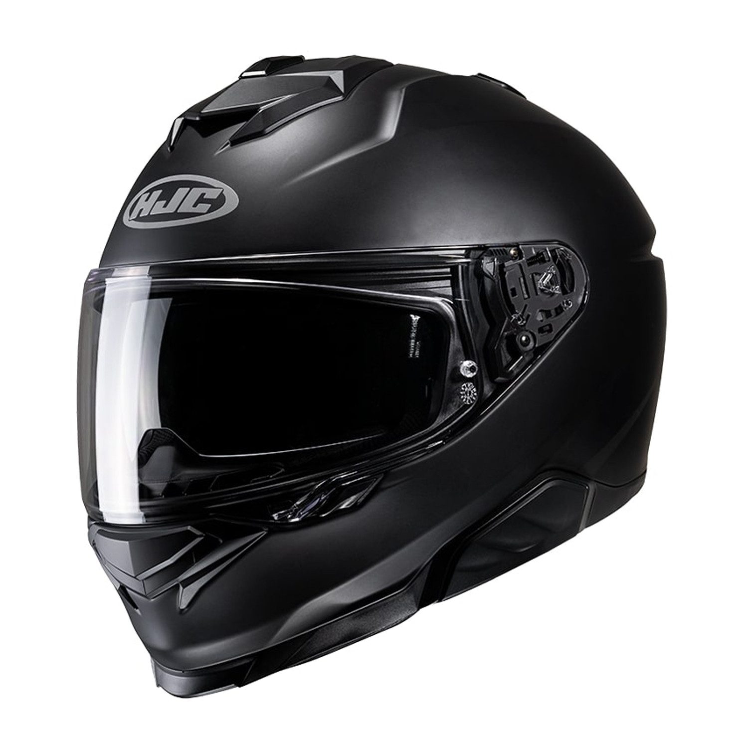 HJC Motorradhelm HJC i71 Solid Semi schwarz matt XS, Motorradhelm Integralhelm Rollerhelm Frauen Männer