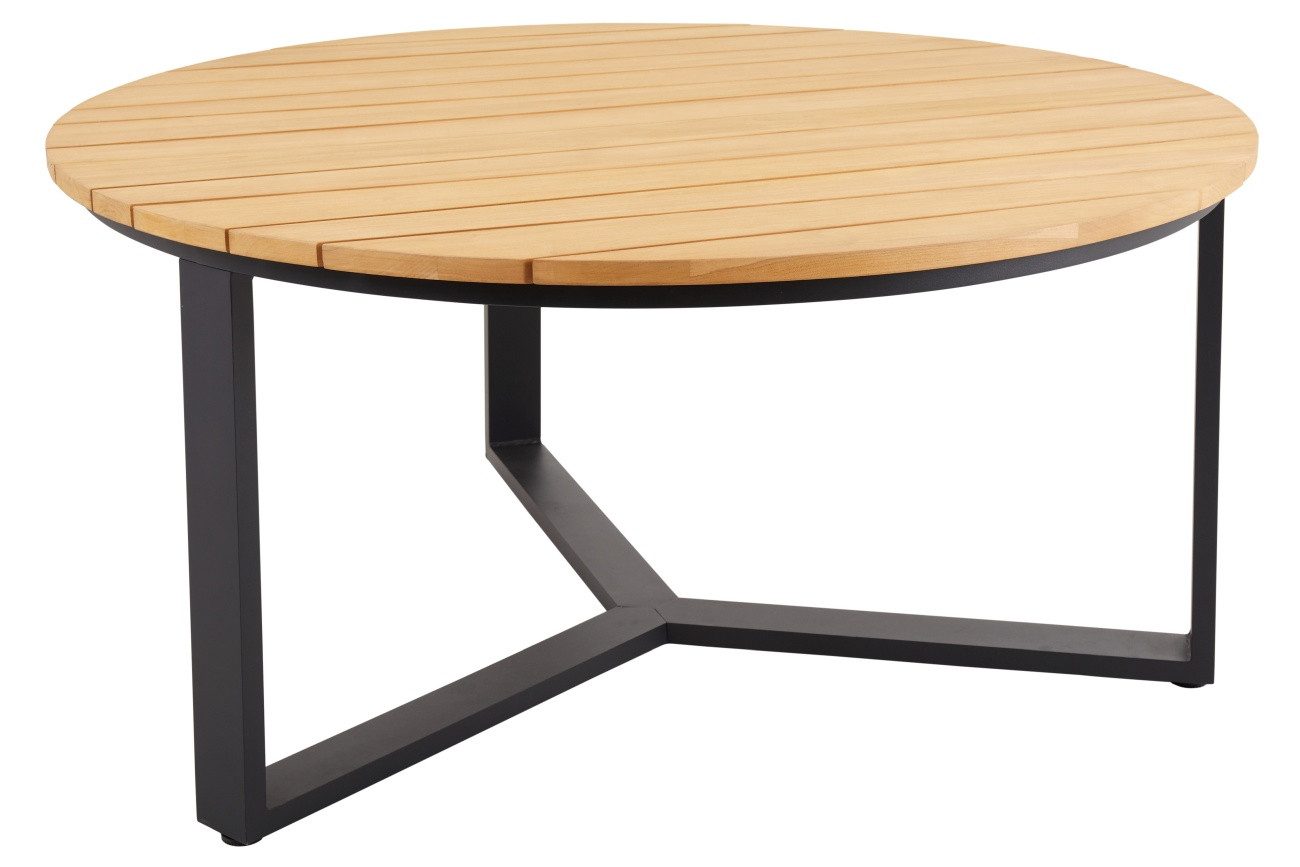 Brafab Esstisch Laurion aus Teakholz, Ø 150 cm, Geeignet für 4-6 Personen