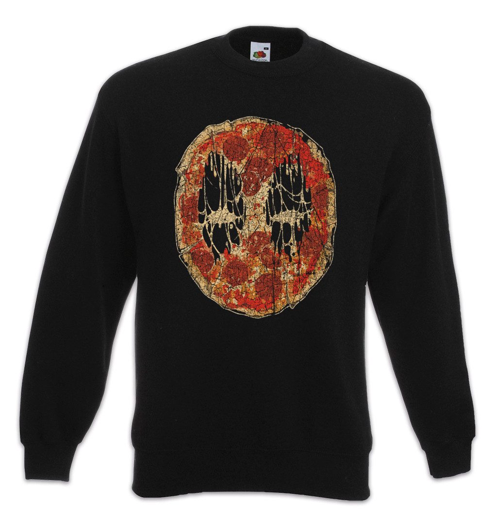 Sweatshirt Dead Pizza Face Sweatshirt Mutant Deadpool Food Italia Pizzeria