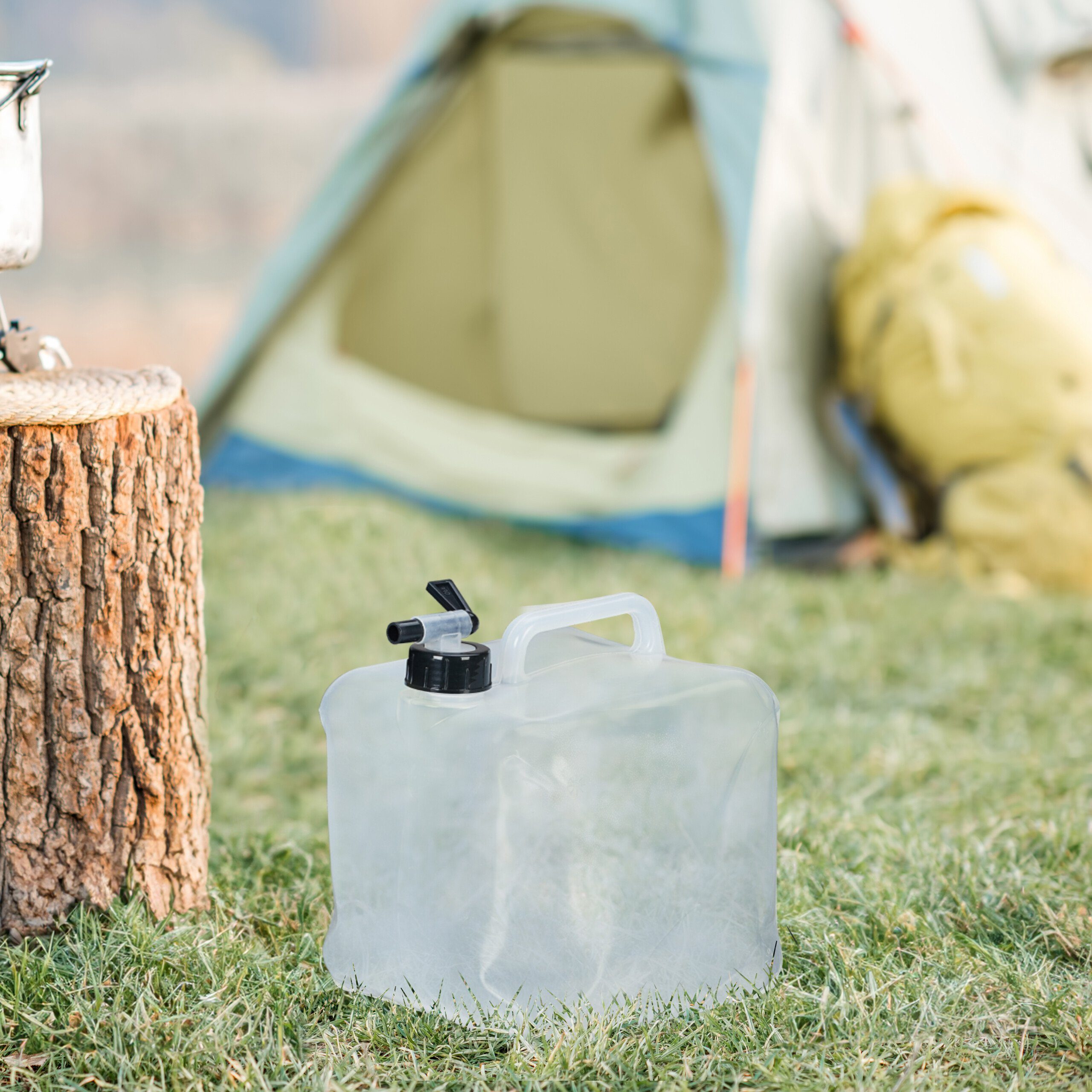relaxdays Kanister Faltbarer Wasserkanister im 4er Set, 20 Liter