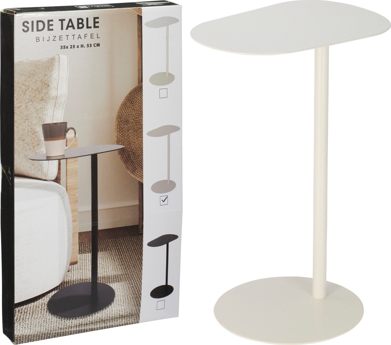 Koopman Beistelltisch Beistelltisch Sofatisch Kaffeetisch 35x25x53cm günstig online kaufen