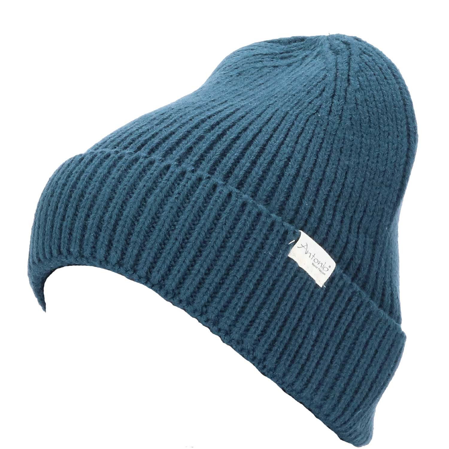 Antonio Strickmütze Antonio Winter Lady Hat Eli Fashion Beanie blau (1-St) günstig online kaufen