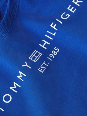 Tommy Hilfiger Sweatshirt MDRN REG CORP LOGO C-NK SWTSHRT im hüftlangen Schnitt, Tommy Hilfiger Logoschriftzug mit Flag-Frame