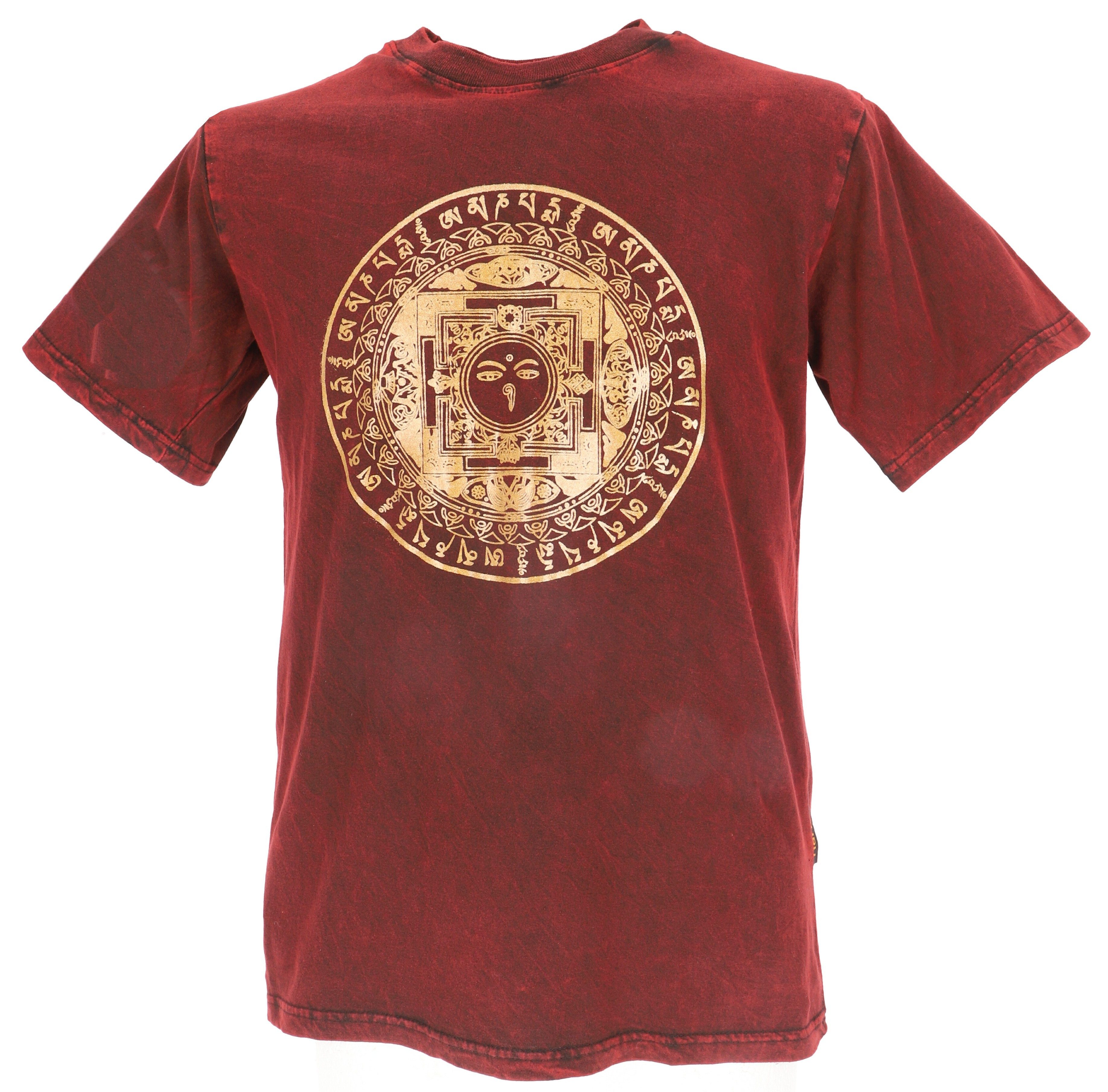 T-Shirt Tibet & Buddhist Art T-Shirt, Buddha Mandala..