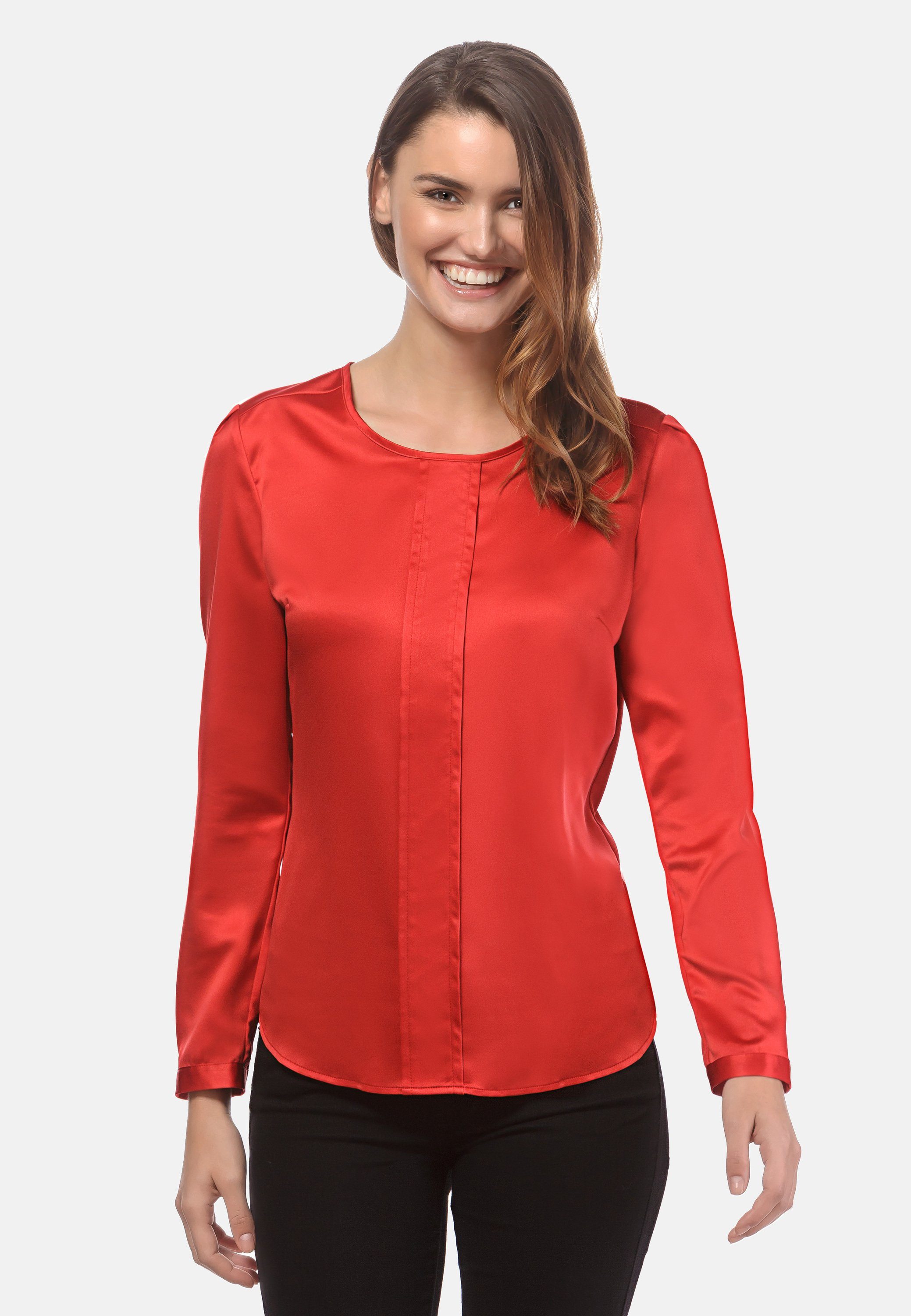 Klassische Bluse leicht tailliert