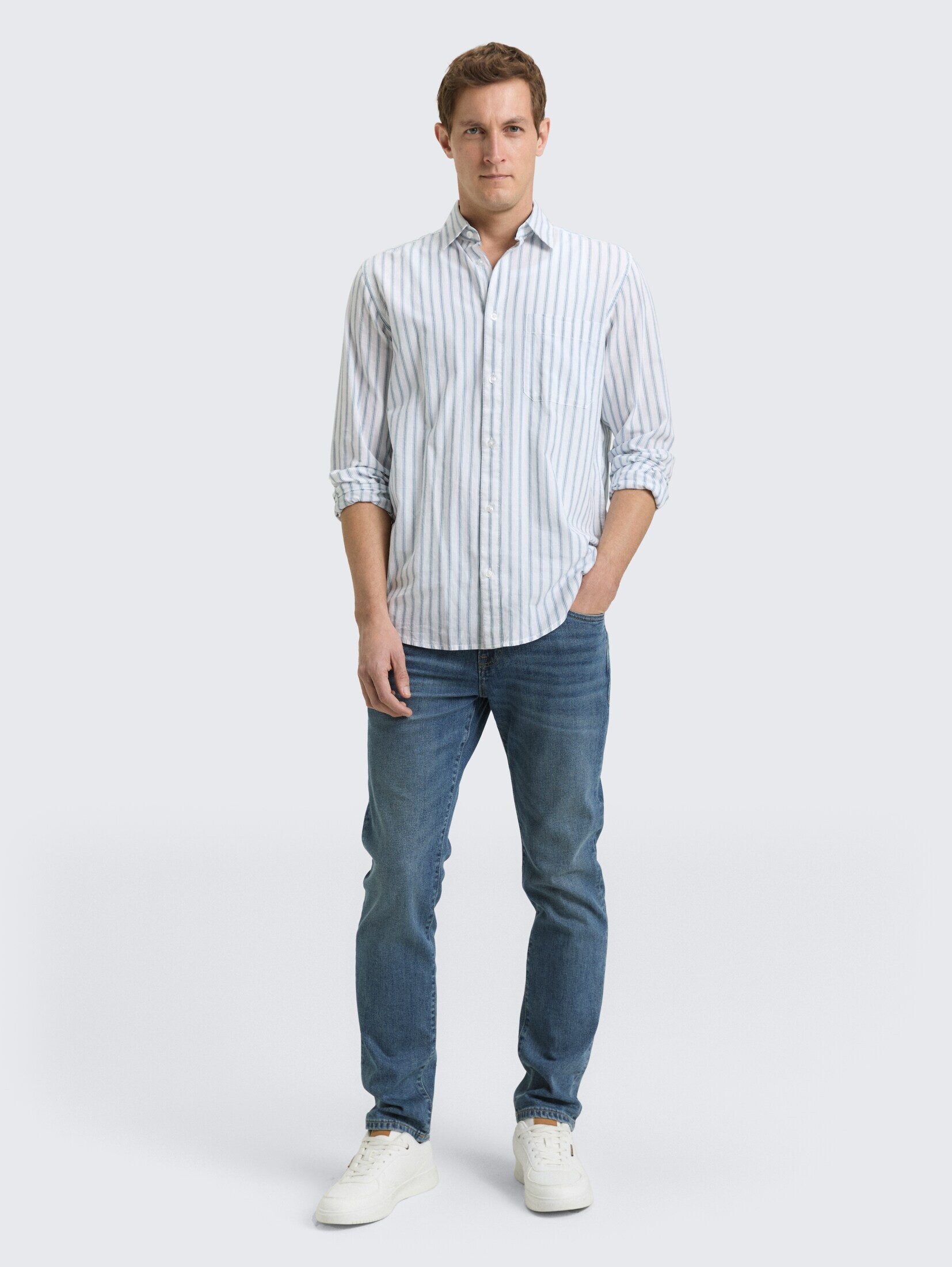 TOM TAILOR Slim-fit-Jeans Jeanshosen TTJOSH REGULAR SLIM Jeans günstig online kaufen
