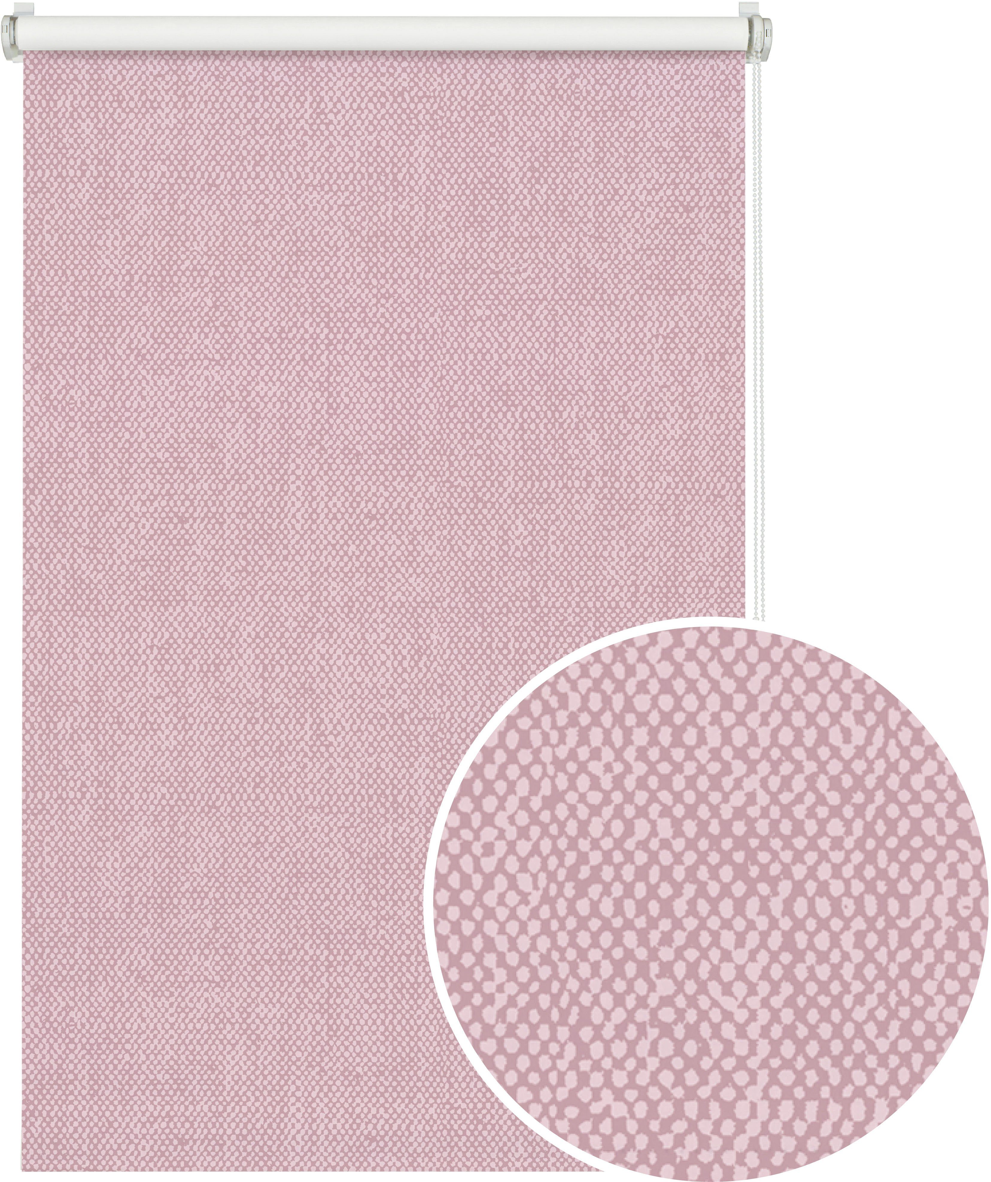 Seitenzugrollo Rollo Schraubmontage ohne rosa Klebemontage WOHNIDEE-Kollektion, / Verdunklung, Bohren, Klemmfix, möglich verdunkelnd, freihängend