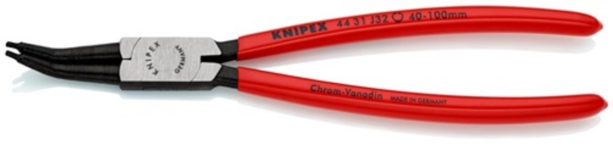 KNIPEX Sicherungsringzange für f.Bohrungen Knipex D.40-100mm Sicherungsring 32 J Innenringe