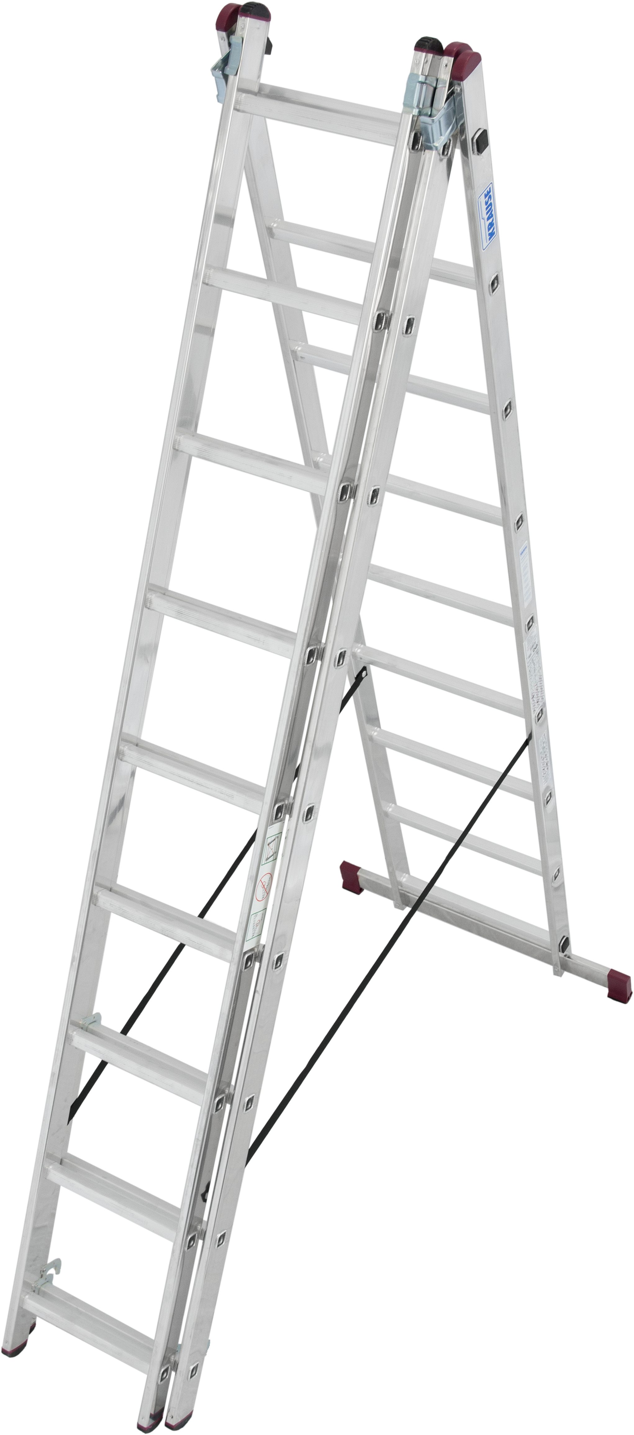 Krause Corda Vielzweck-Leiter 3 x 9 Sprossen Treppenversion günstig online kaufen