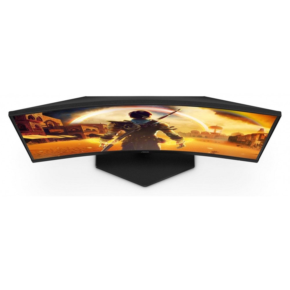 AOC C24G42E Gaming Monitor 24 Zoll gebogen schwarz/rot Gaming-Monitor (Full HD px)