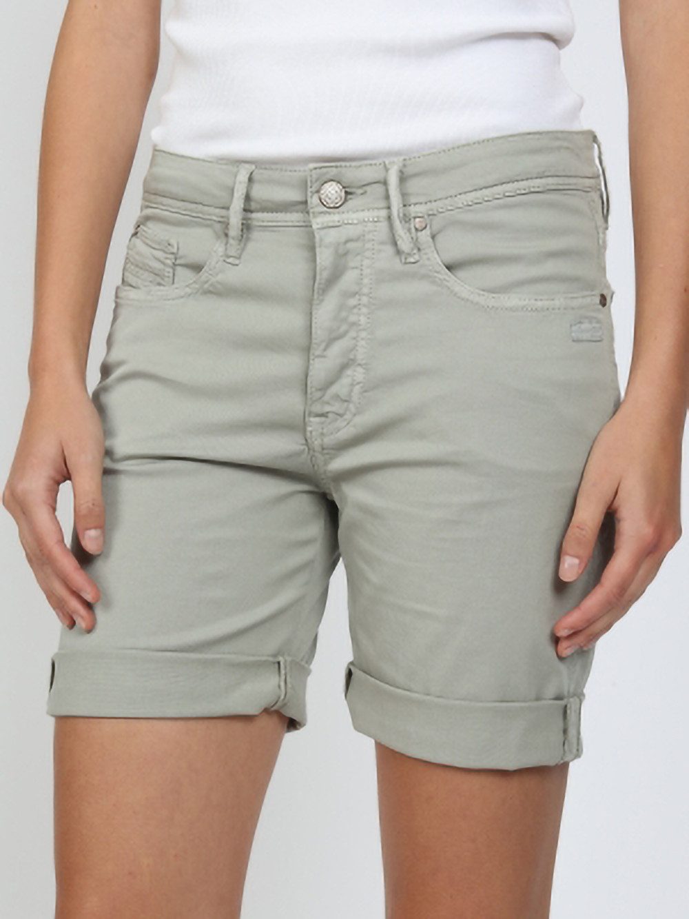 GANG Shorts 94NICA SHORTS mit Knopfleiste, Boyfriend Fit