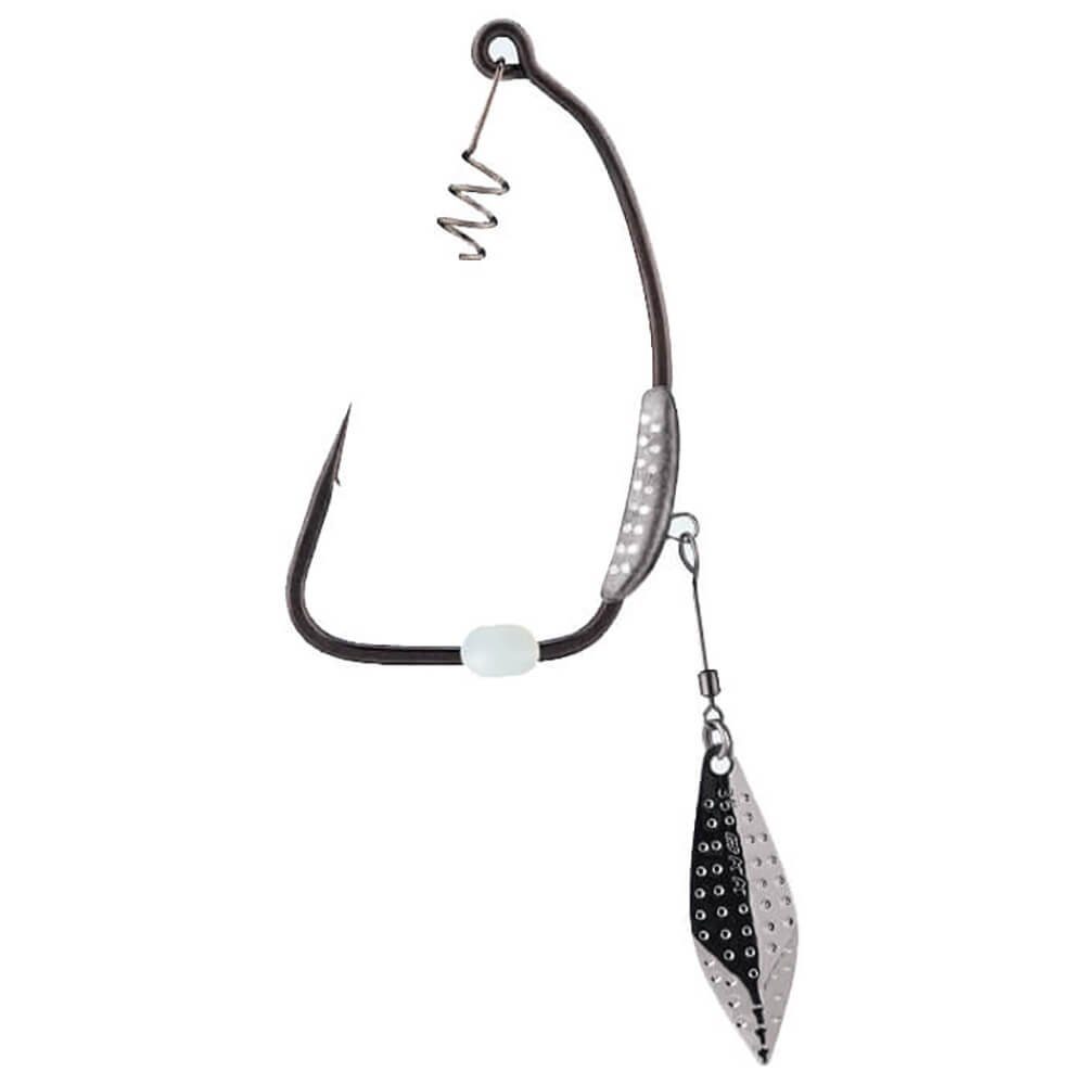 Offset-Haken BKK Titan Diver Offset Haken Gewichtet mit Spinnerblatt