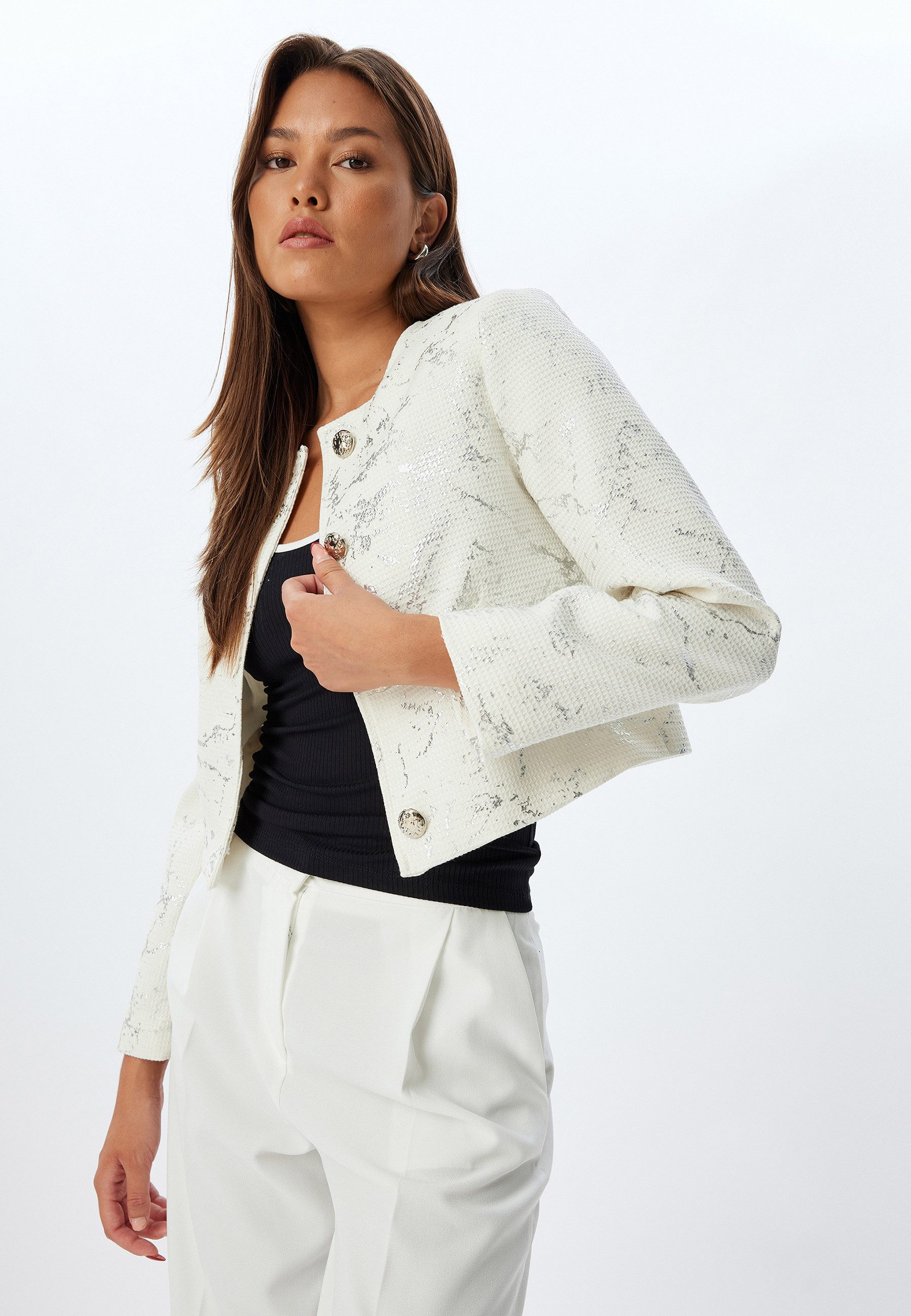 Jackenblazer Regular Mit Knöpfen
