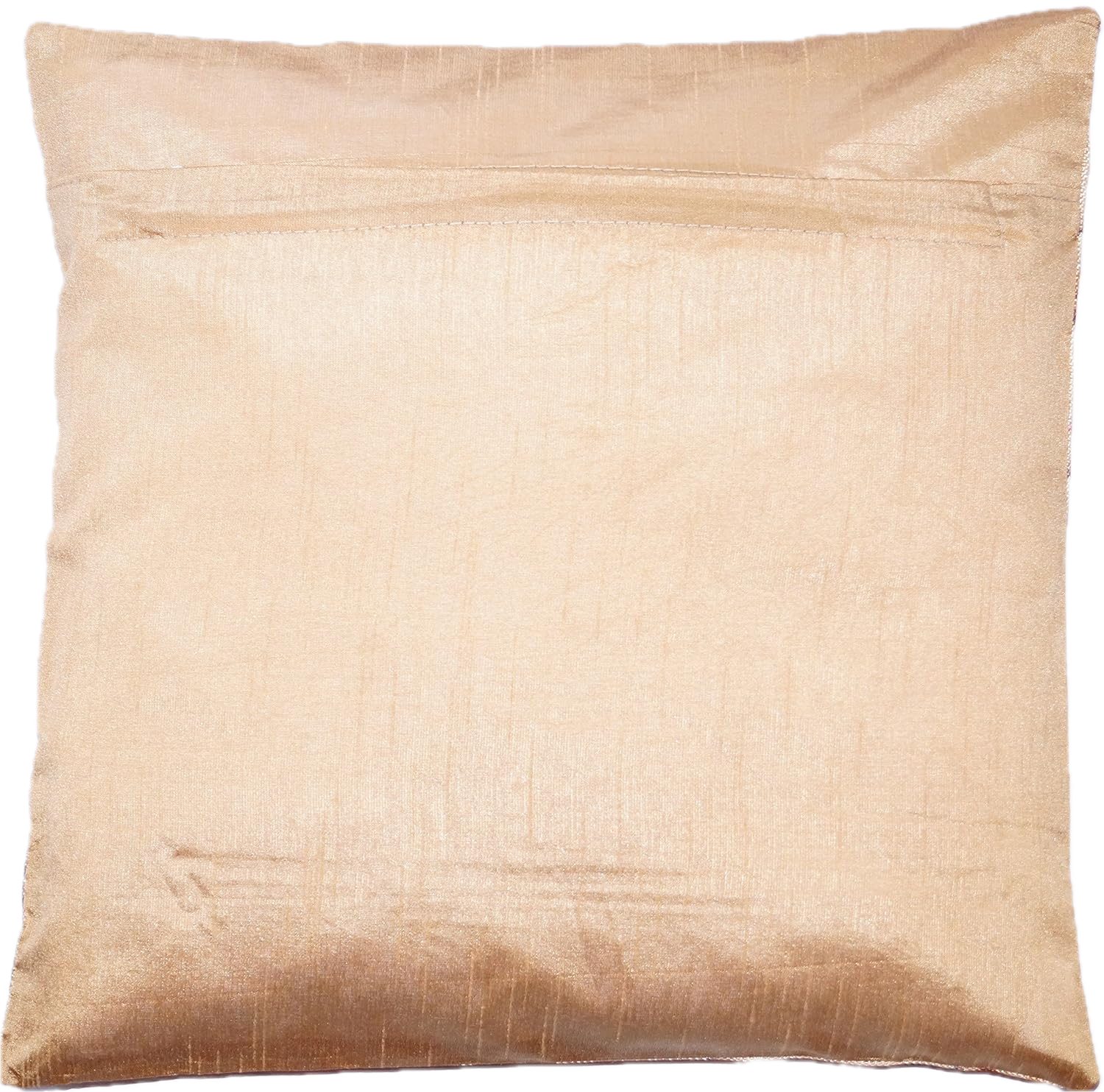 Ruwado Dekokissen Handgefertigt Kissenbezug Kissenhülle Zierkissen aus Indien - 40x40cm, "Sorgfältig Ausgewählt und Handgenäht aus Indien"