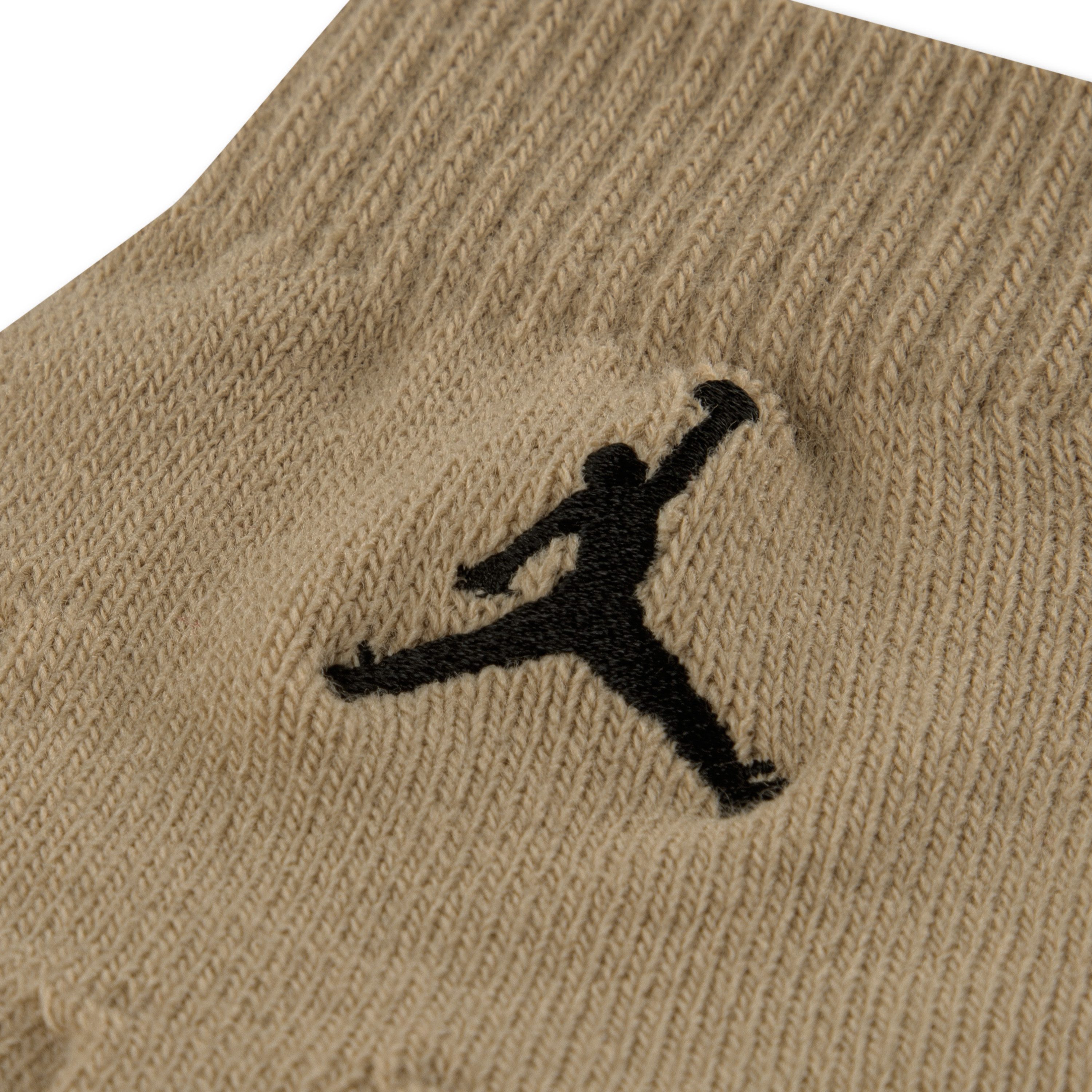 Jordan Beanie JAN JORDAN ESSENTIALS BEANIE S (2-St) sportlicher Stil, mit Stickerei, aus Polyacryl, in Natur/Schwarz – Bild 5 von 5