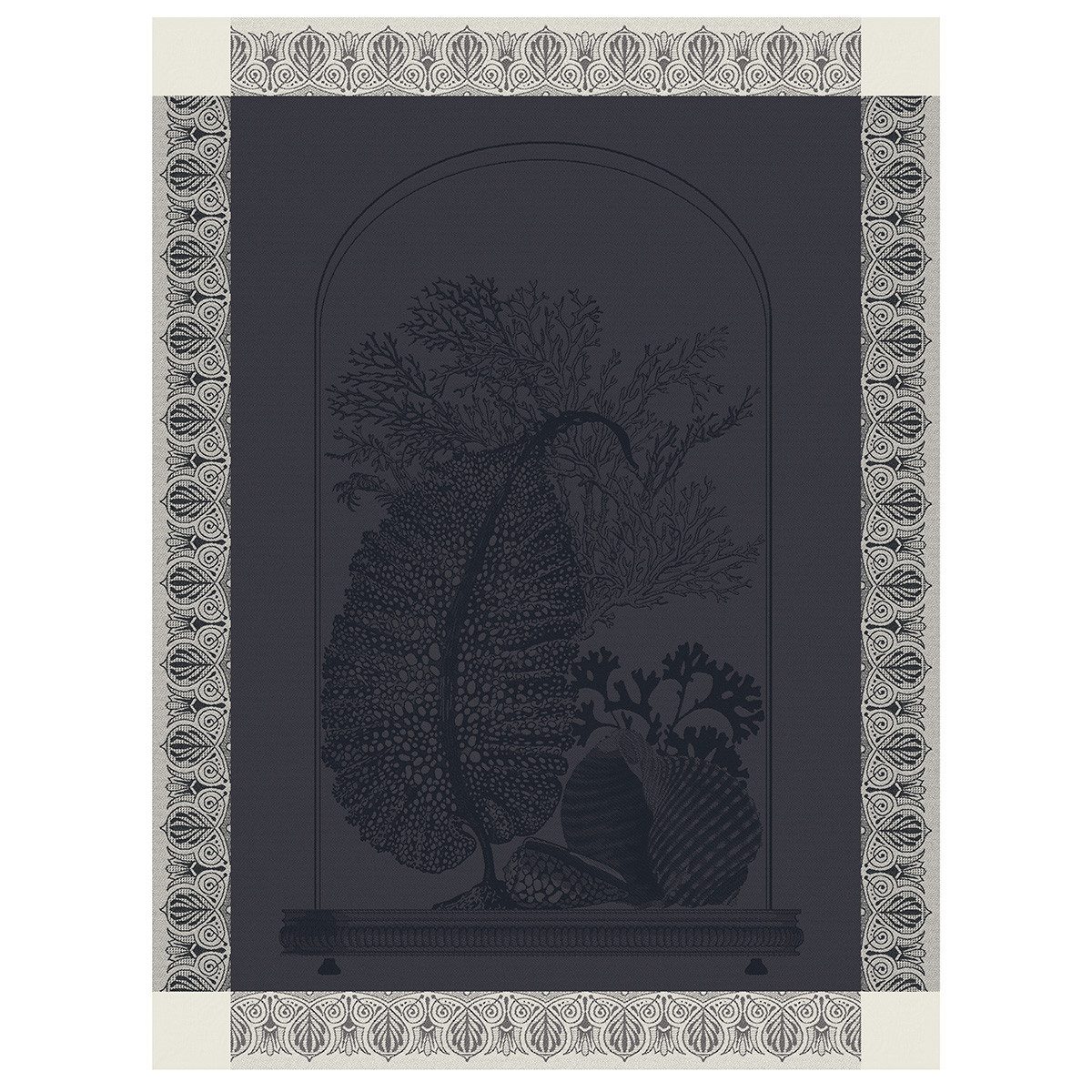 Le Jacquard Francais Geschirrtuch Geschirrtuch Curiosites Minerales Charbon 60x80 cm, (1-tlg., 1 x Geschirrtuch), jacquard-gewebt