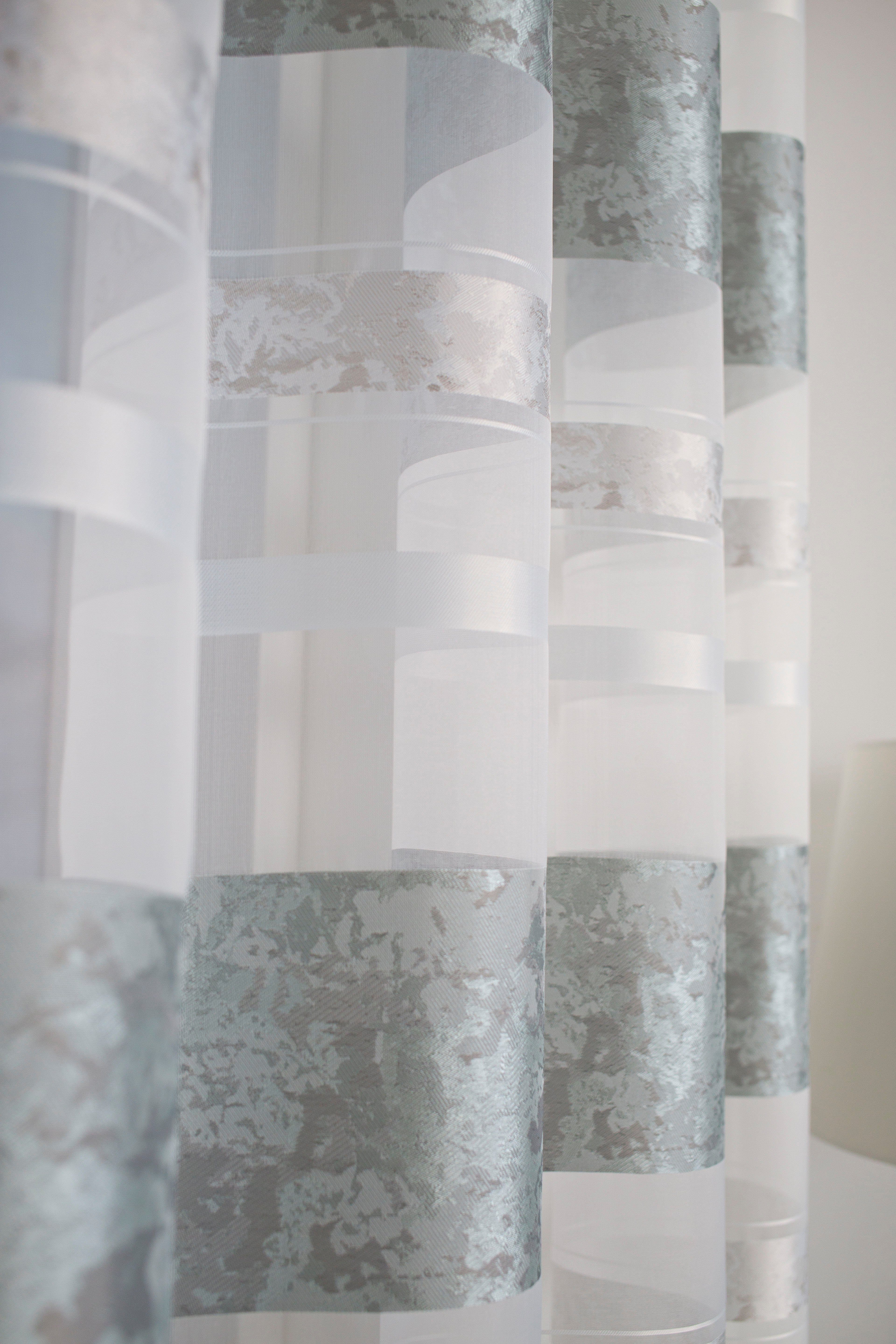 HOME WOHNIDEEN Vorhang KIRAN (1 St), Ösen, blickdicht, HxB: 245x140, Jacquardmusterung