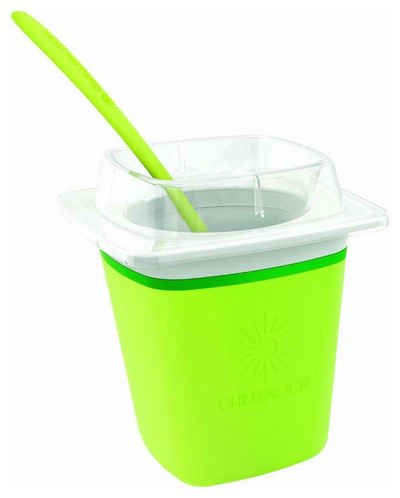 Markenwarenshop-Style Aufbewahrungsbecher Chill Factor - Frozen Joghurt Maker Grün 400ml Eis Joghurt