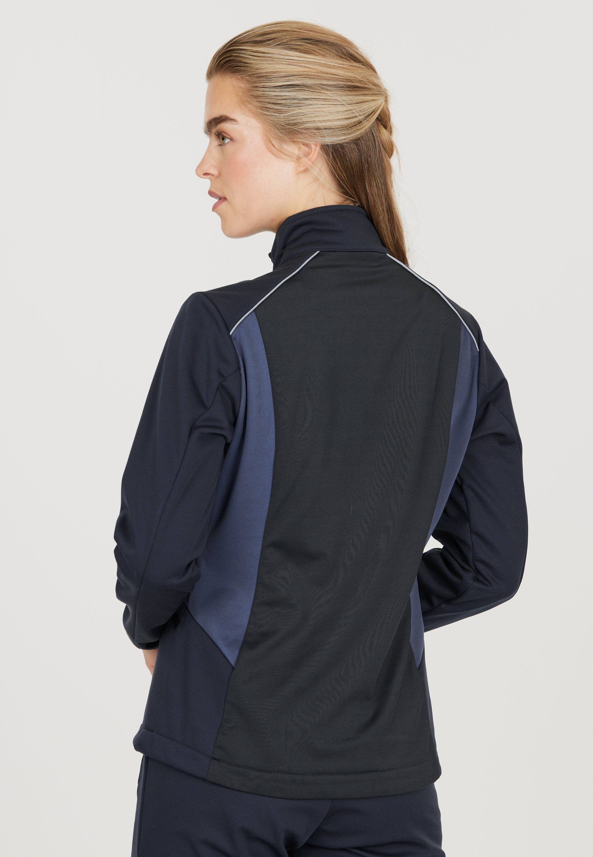 Loralei Softshelljacke dunkelblau mit Reflektoren ENDURANCE