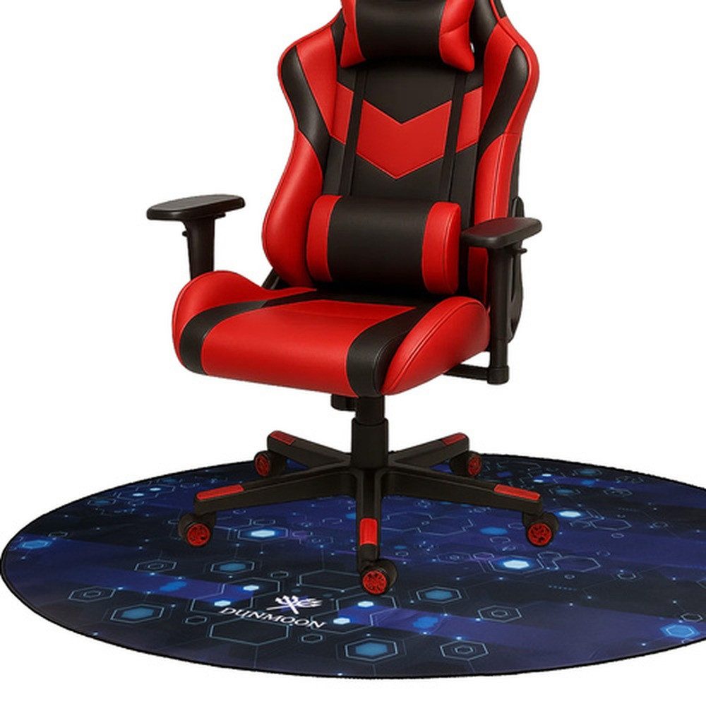 Dunmoon Bodenschutzmatte Bürostuhlunterlage Gaming-Matte, Spar-Set, 1-St., dekorativ, Oberfläche schützt zuverlässig vor verschütteten Getränken – Bild 3 von 5