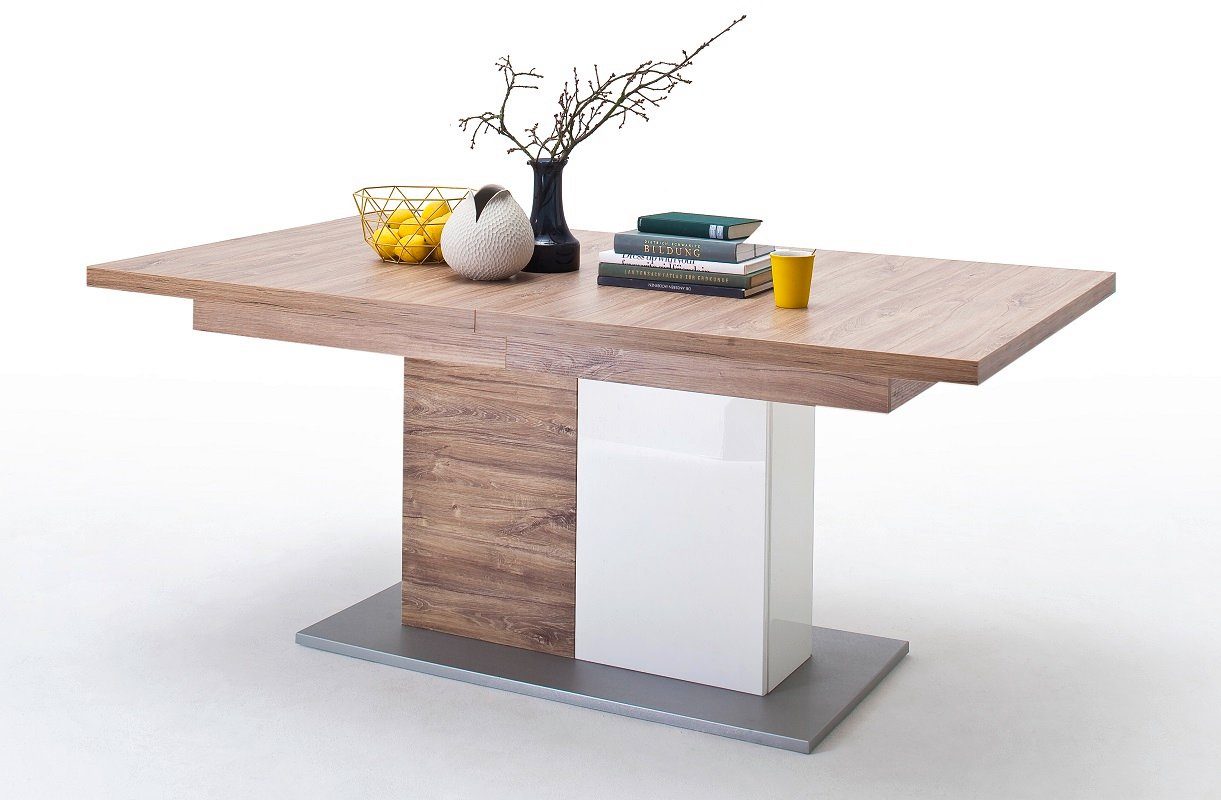 MCA furniture Esstisch Esstisch Luzern, ausziehbar, 180(230)x100, weiß Hochglanz / Sterlin (No-Set)