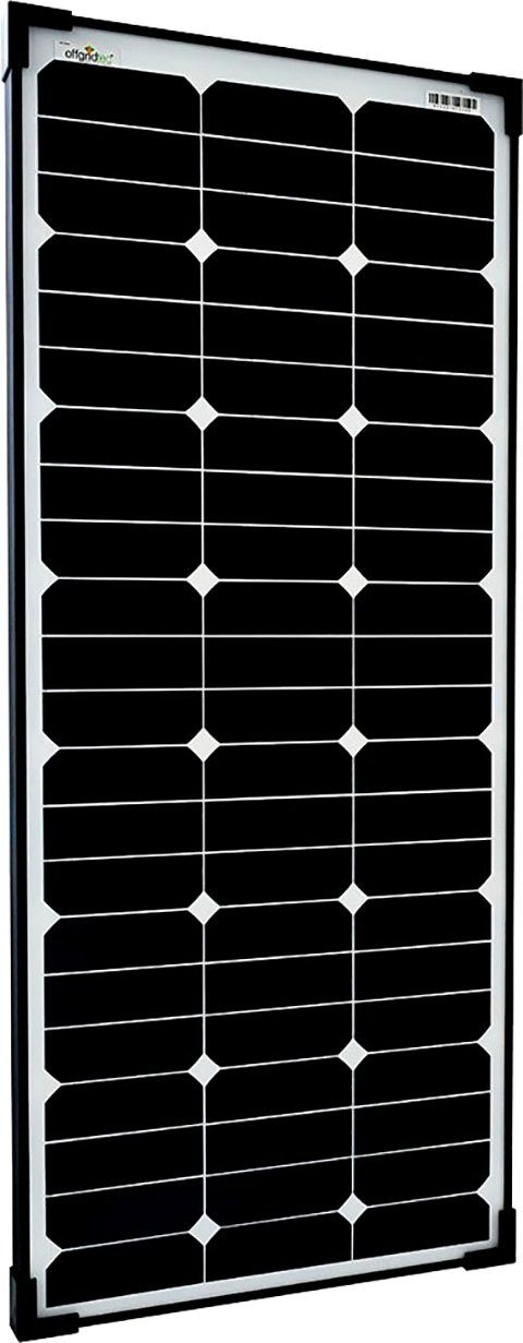 SPR-Ultra-80 extrem wiederstandsfähiges Monokristallin, 12V 80 offgridtec High-End W, SLIM Solarmodul 80W Solarpanel, ESG-Glas