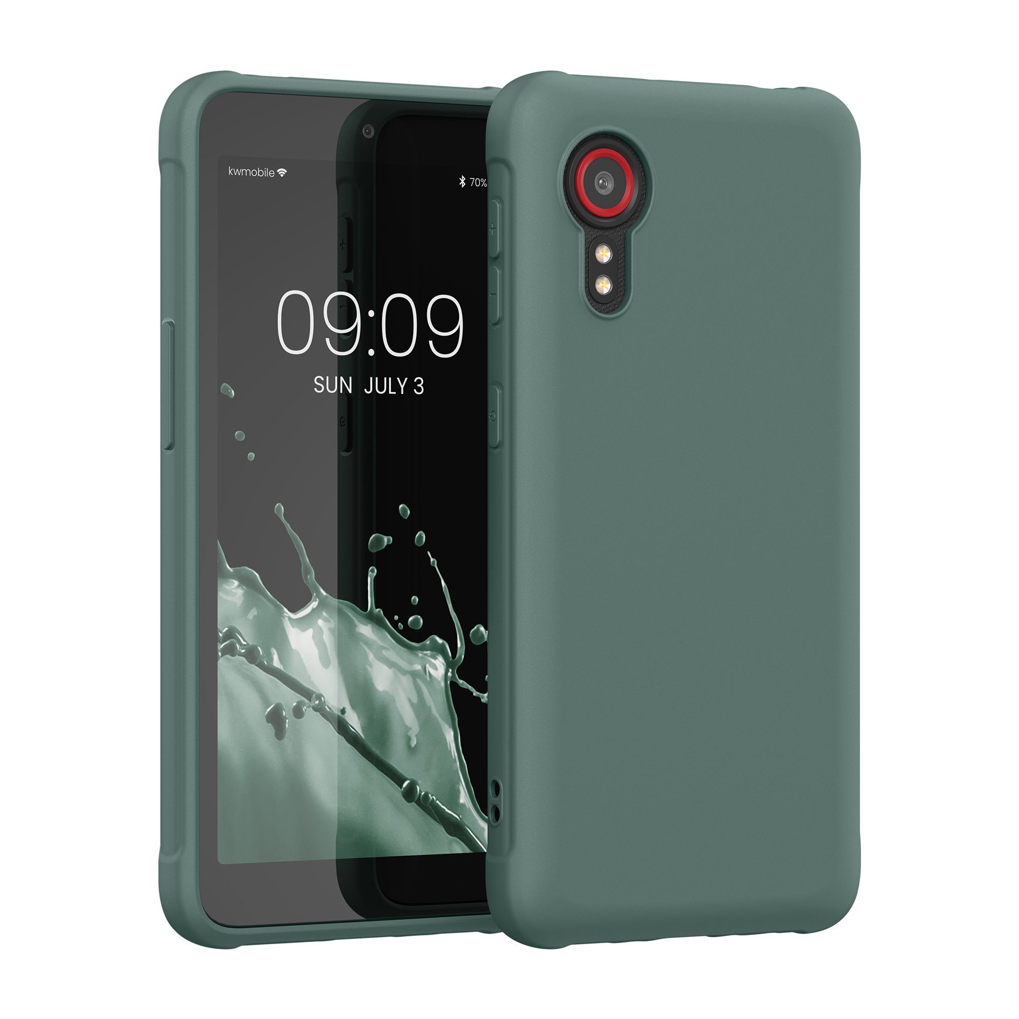 kwmobile Handyhülle Hülle für Samsung Galaxy Xcover 5, Hülle Silikon - Soft Handyhülle - Handy Case Cover