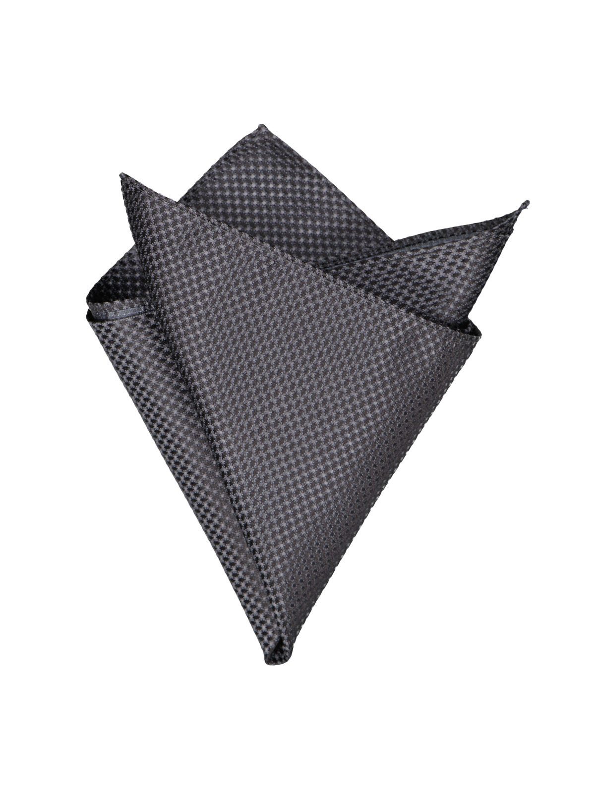 Engbers Einstecktuch Herren Einstecktuch gemustert, Silbergrau