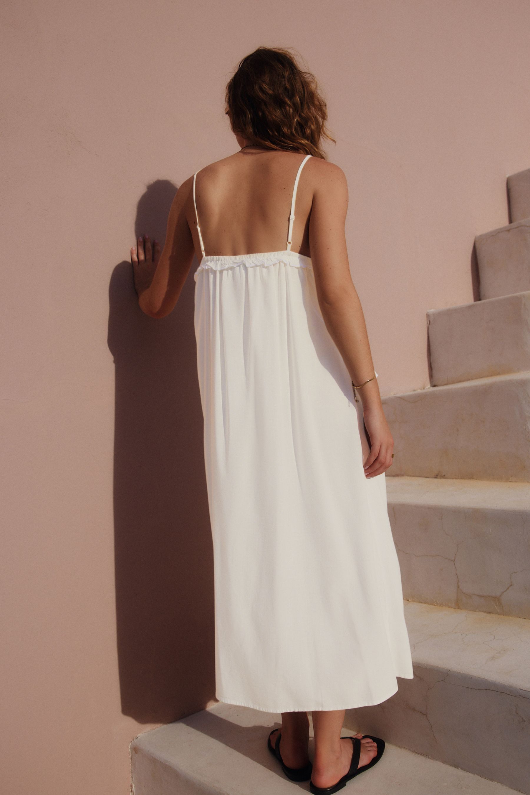 Next Midikleid Midikleid mit Rüschenkleid (1-tlg) günstig online kaufen