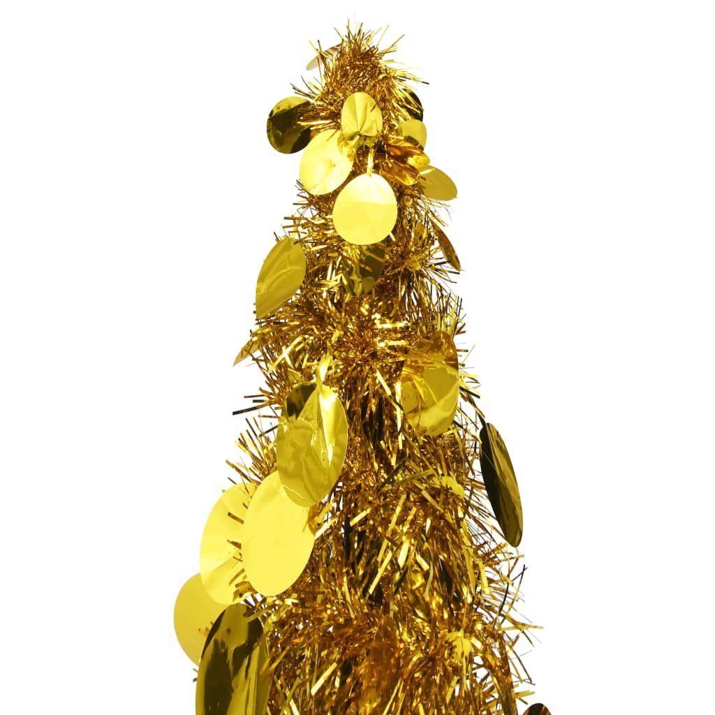 Weihnachtsbaum furnicato Künstlicher Künstlicher 150 PET cm Pop-Up-Weihnachtsbaum Golden