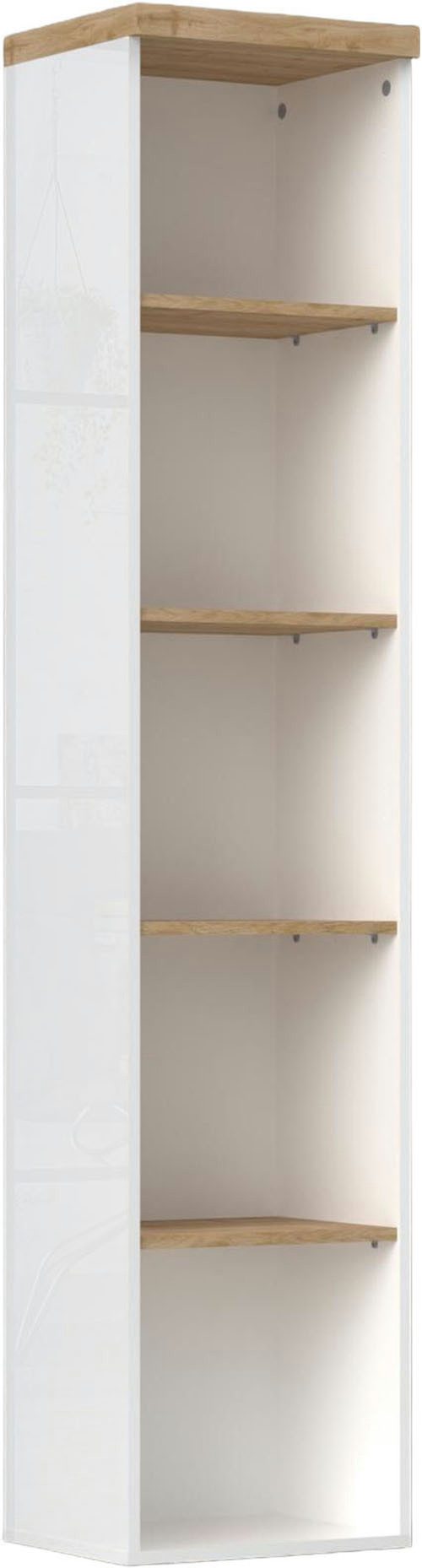 Home affaire Aktenregal Easy, Bücherregal, Standregal, für Büro und Zuhause, Anti-Kipp-Schutz, Top 38 mm stark, 4 Böden, B/H 41/191 cm