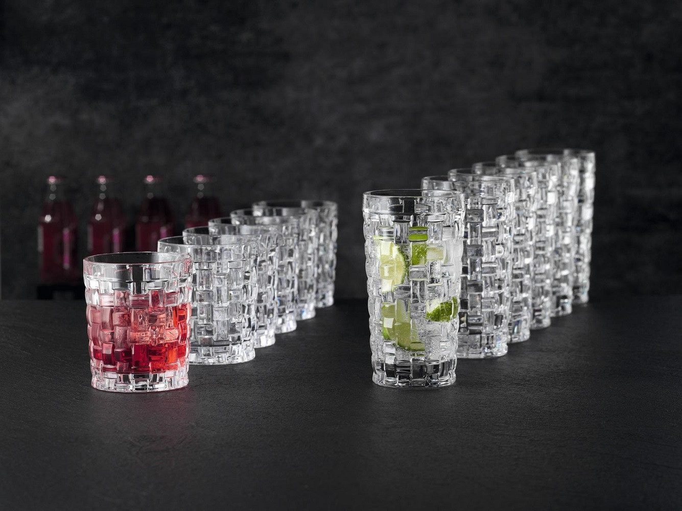 Nachtmann Gläser-Set Nachtmann Becherset Bossa Nova 12 tlg Whisky/ Longdrink, Glas – Bild 2 von 2