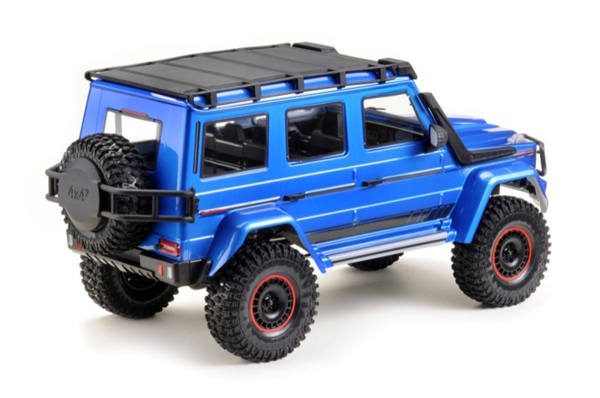 Absima RC-Auto 1:10 EP Crawler CR4.4 WOLF RTR (inkl. innovativer Hinterradbremse, fertig aufgebaut), mit 11-Kanal 2.4GHz Fernsteuerungssystem und LED Beleuchtung