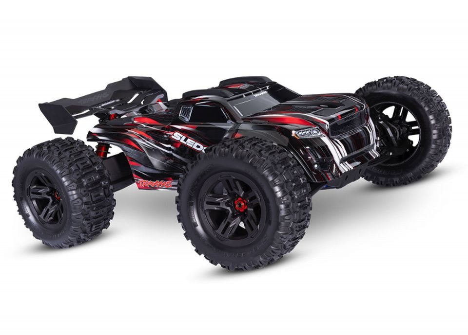 Traxxas RC-Auto Traxxas Sledge 1:8 Monster Truck RTR 4WD belted VXL-6S rot Brushless