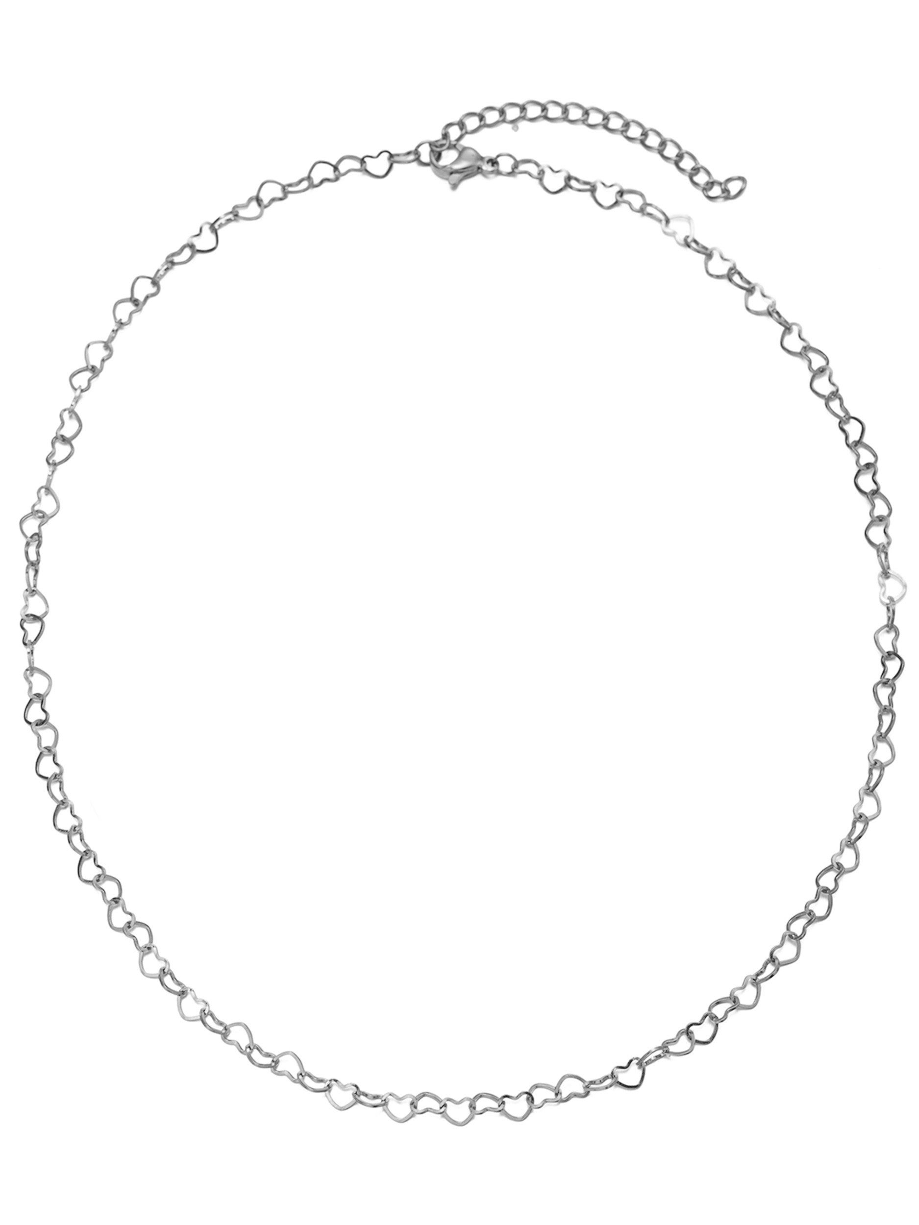 Aniston JEWELRY & WATCHES Kette ohne Anhänger Schmuck Geschenk Edelstahl Halsschmuck Halskette Herz, Made in Germany