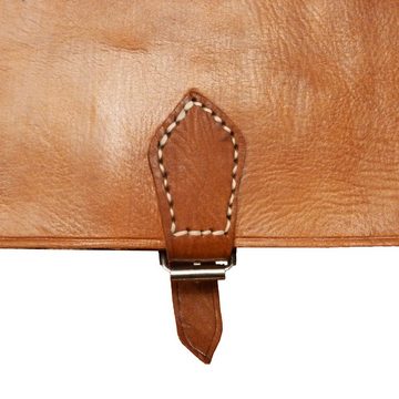 SIMANDRA Handtasche Schultertasche Echt Leder "Simple"