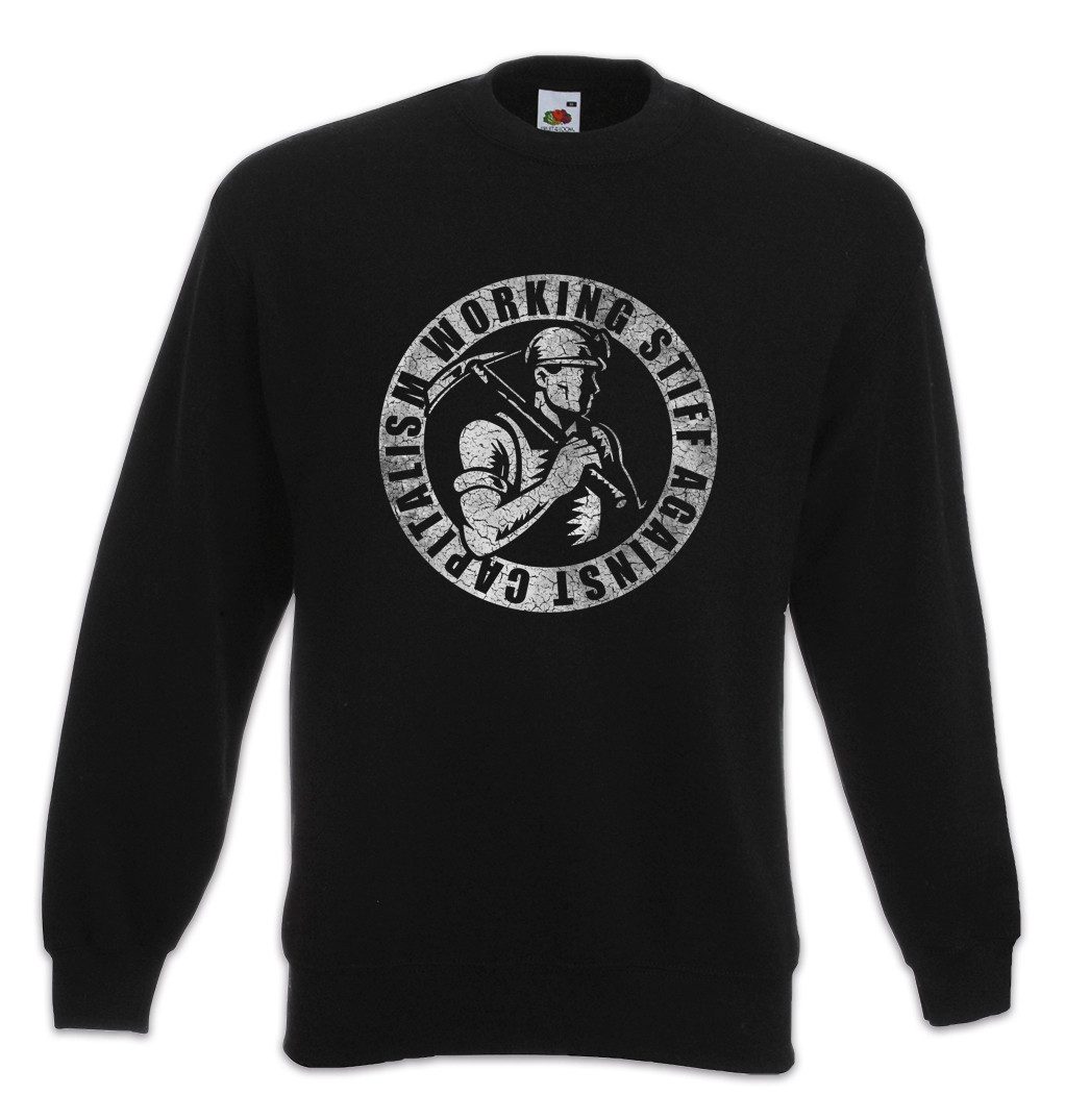 Sweatshirt Working Stiff Against Capitilism Sweatshirt About Kommunismus