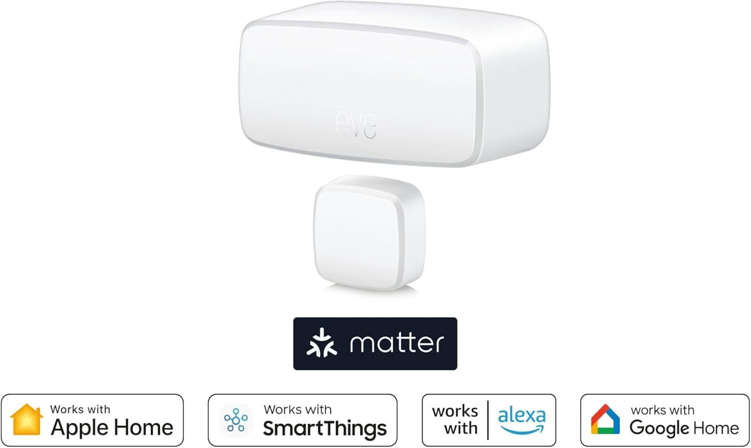EVE Eve Door & Window - Smarter Kontaktsensor (Matter) Smarter Kontaktsensor, Matter (Thread) – Bild 2 von 5