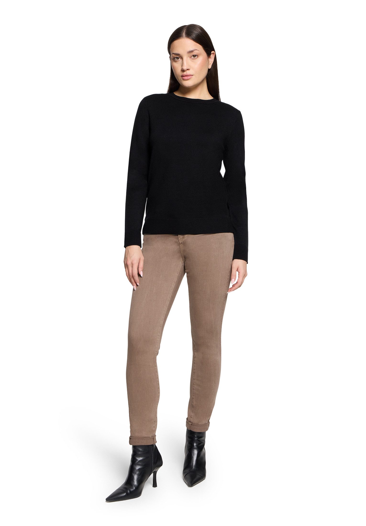 Betty Barclay Strickpullover Damen mit U-Boot-Ausschnitt (1-tlg)