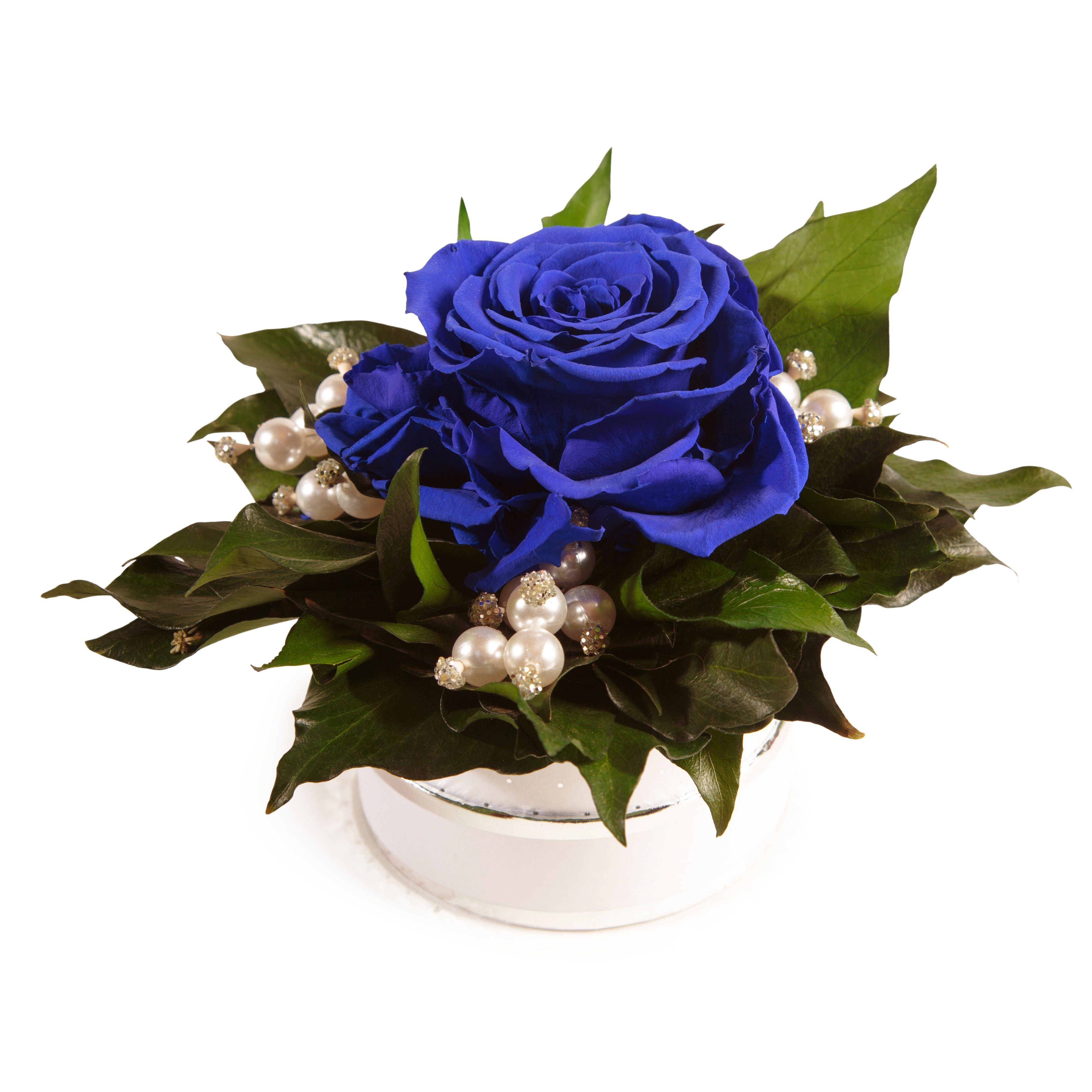 Kunstblume Infinity Rosenbox Diamonds and Pearls günstig online kaufen