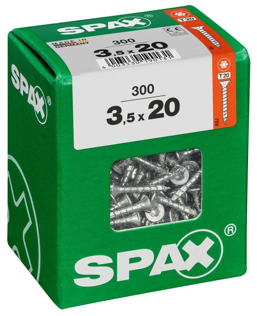 Universalschrauben SPAX Holzbauschraube mm 3.5 20 Spax x - TX 20 300